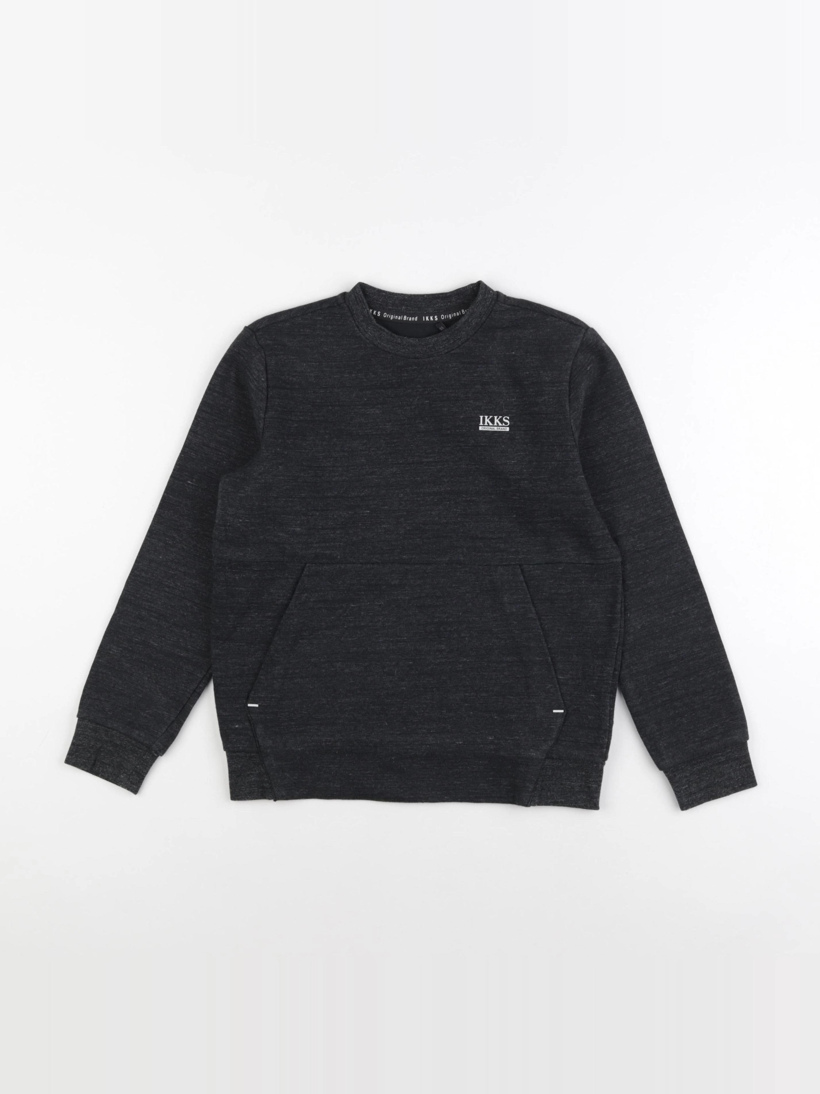 IKKS - sweat gris - 8 ans