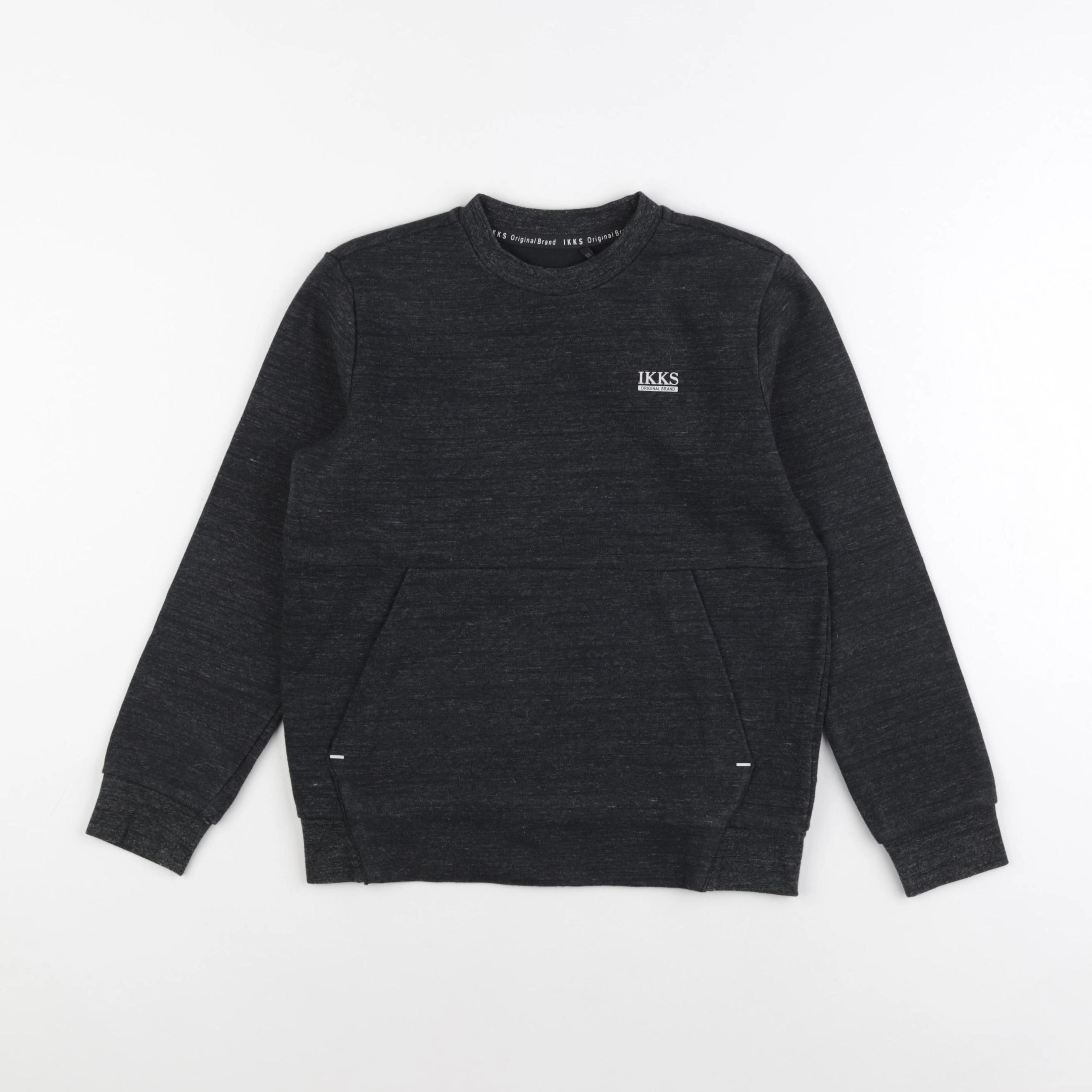 IKKS - sweat gris - 8 ans