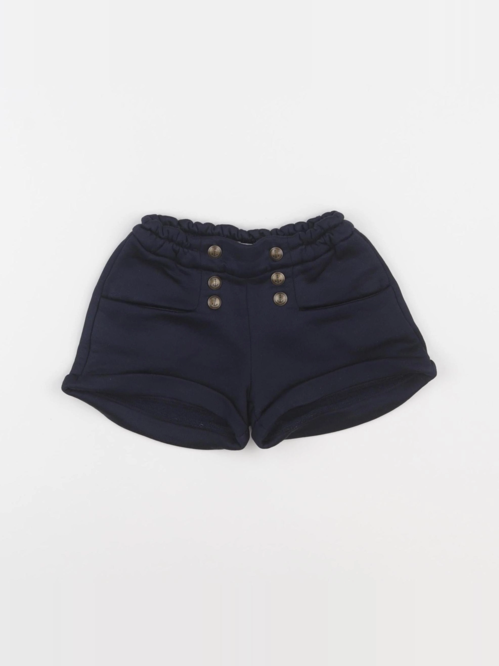 IKKS - short bleu - 18 mois