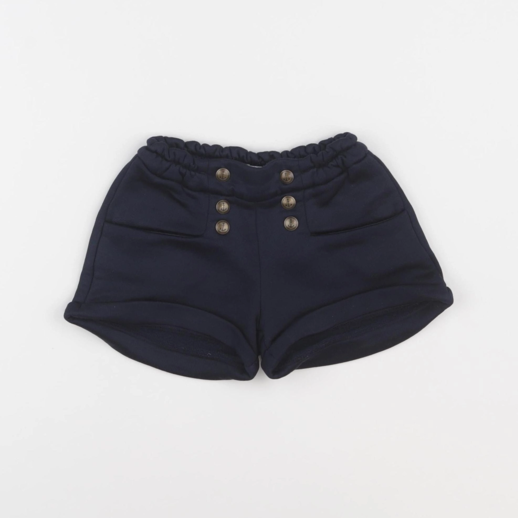 IKKS - short bleu - 18 mois