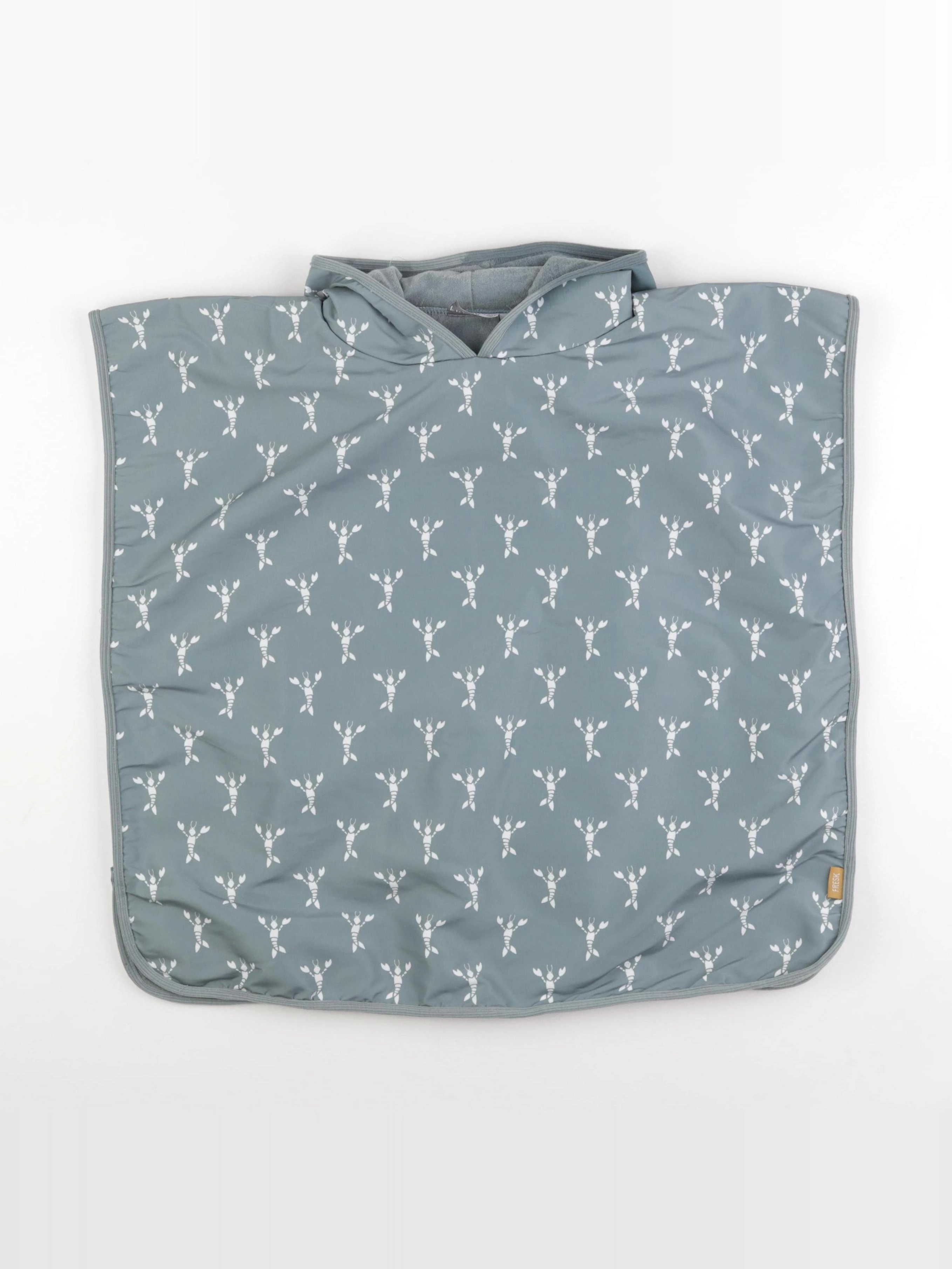 Fresk - Poncho de bain HOMARD vert - 0/36 mois