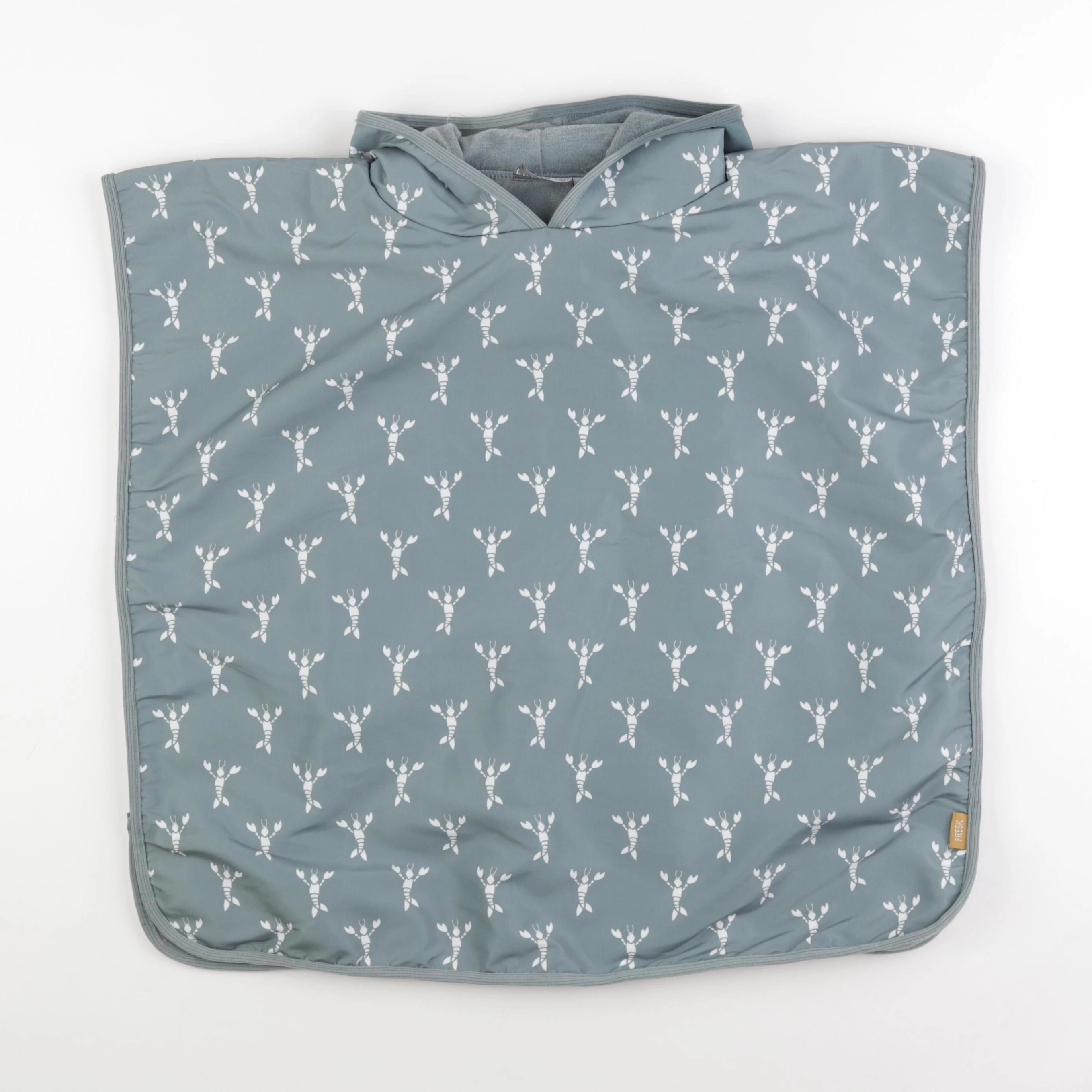 Fresk - Poncho de bain HOMARD vert - 0/36 mois