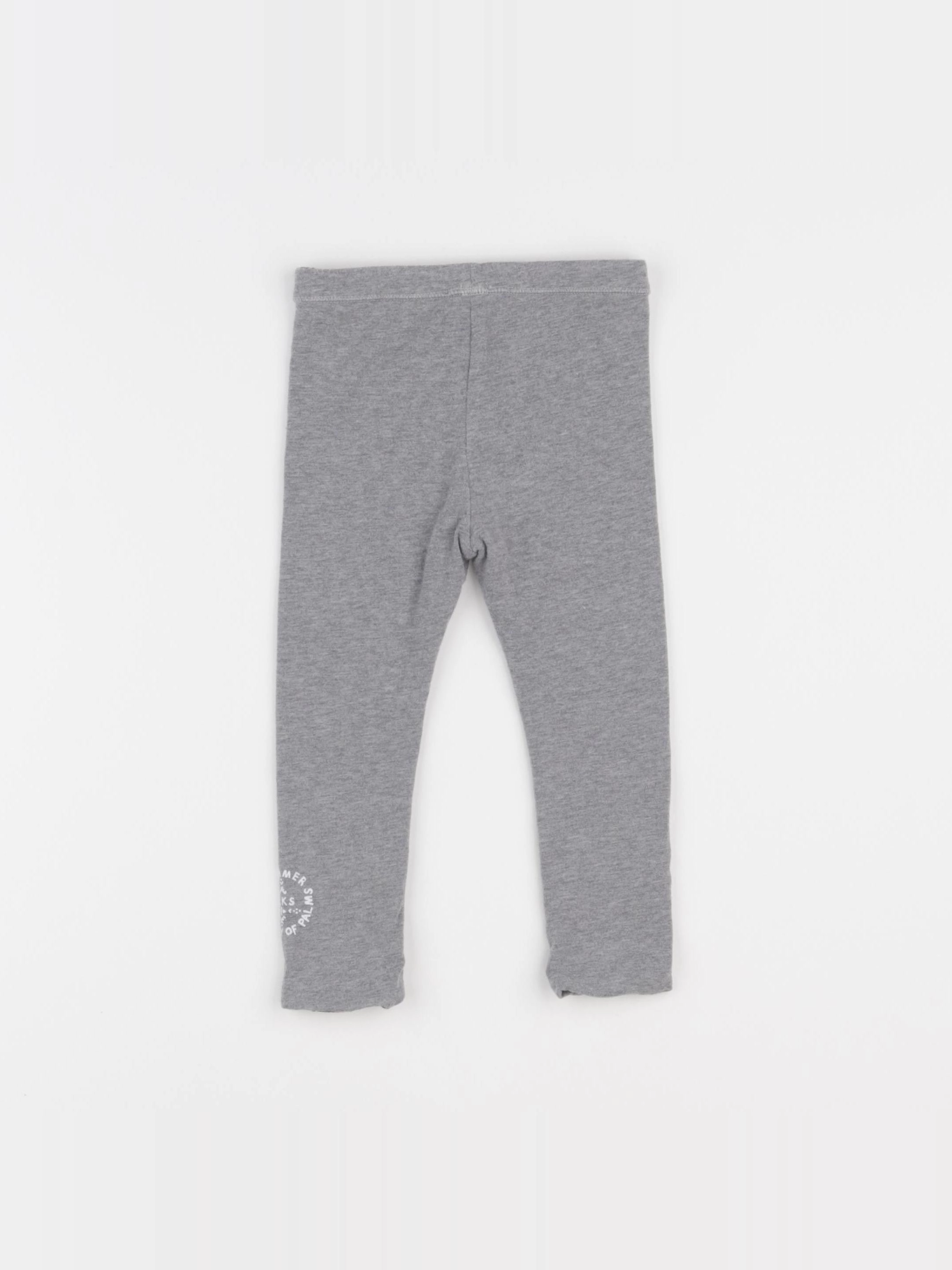 IKKS - legging réversible gris - 6/9 mois