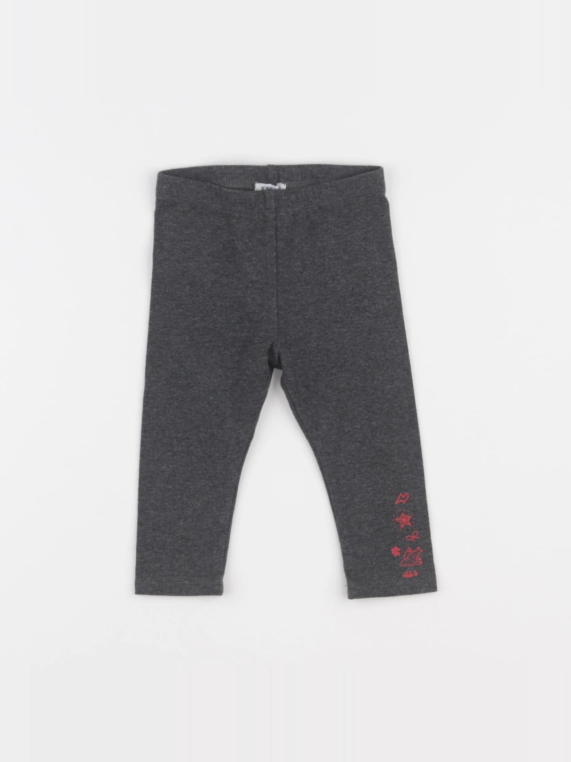 IKKS - legging gris - 6 mois