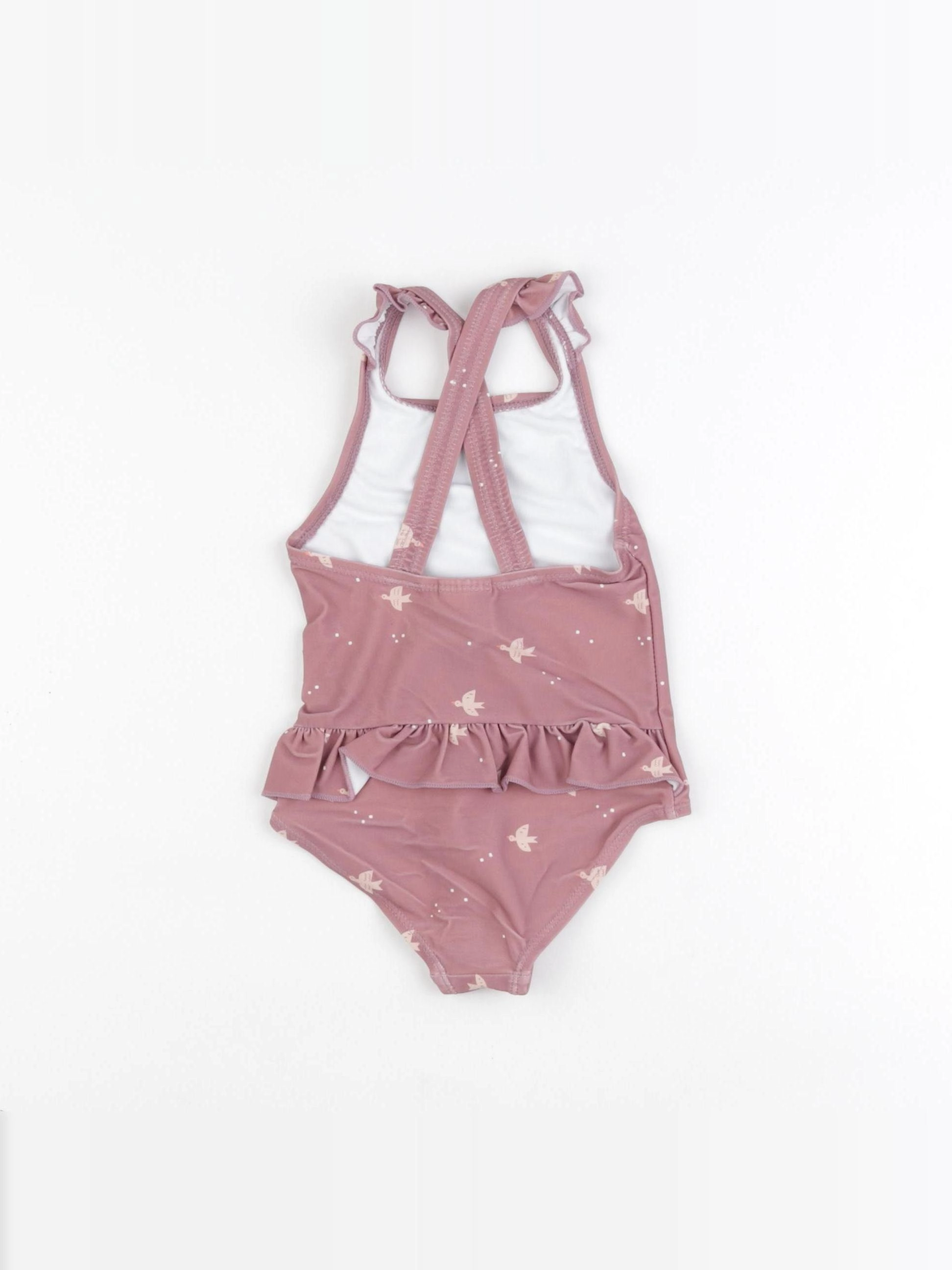 Fresk - Maillot de bain 1 pièce OISEAU rose - 3/4 ans