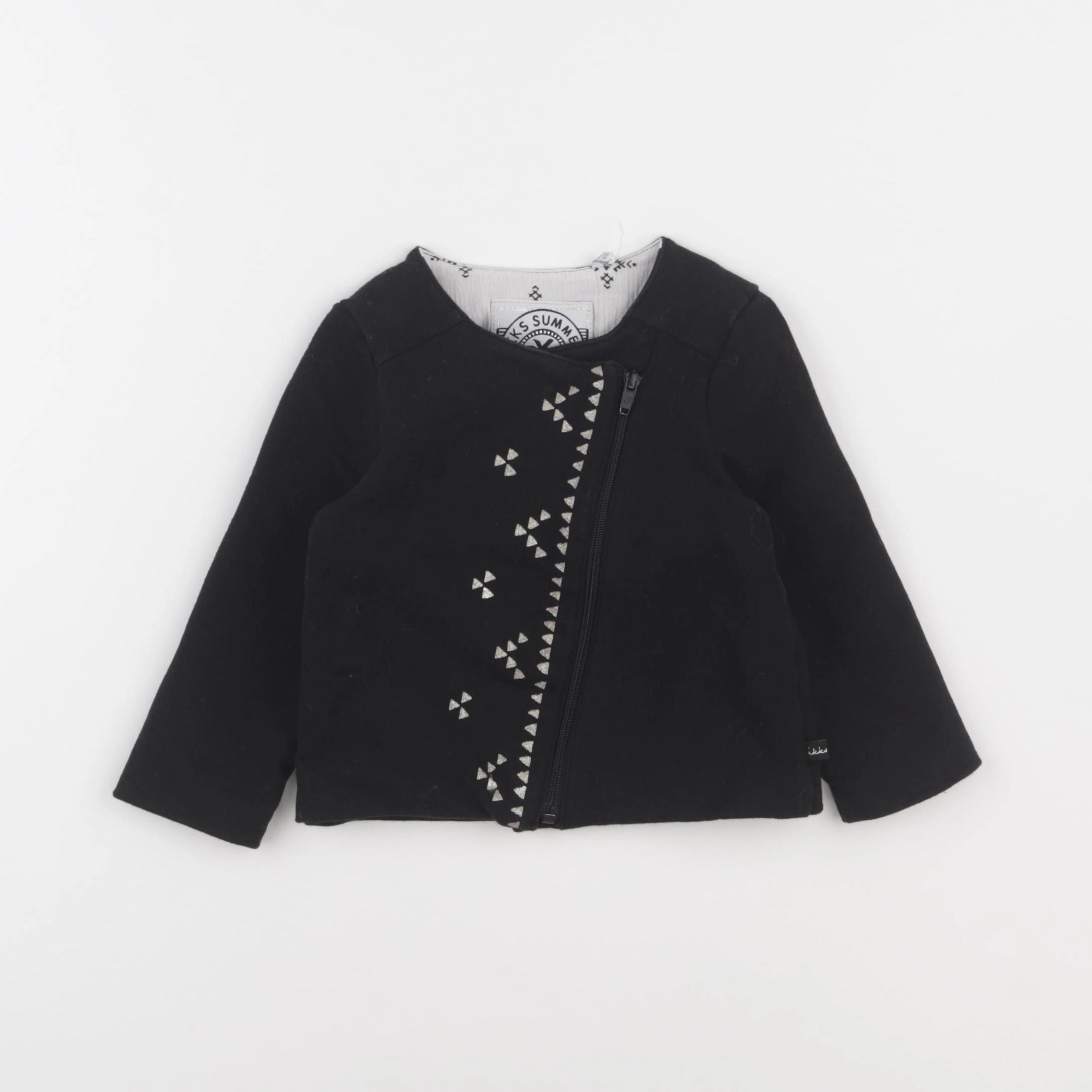 IKKS - veste noir - 18 mois