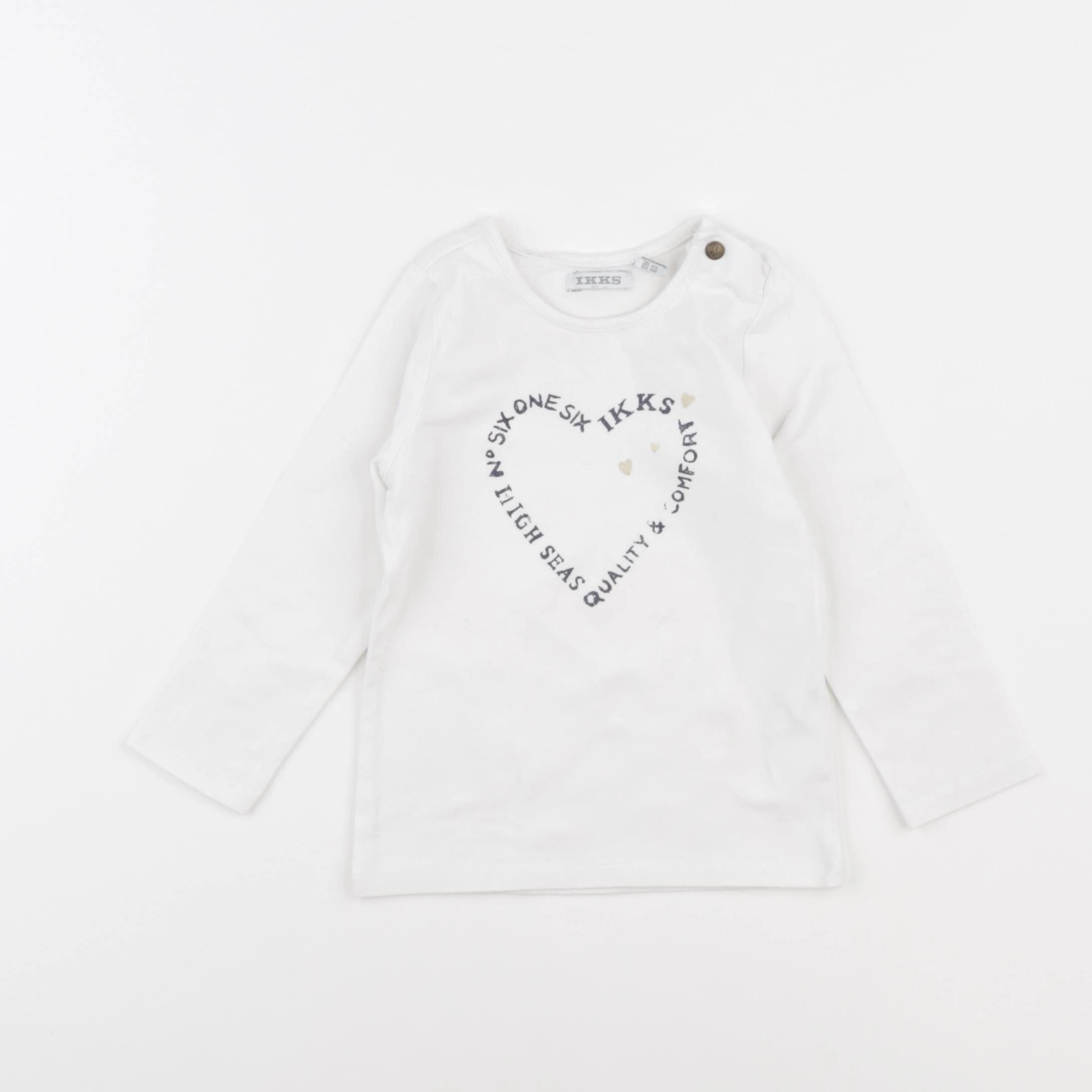 IKKS - tee-shirt blanc - 18 mois