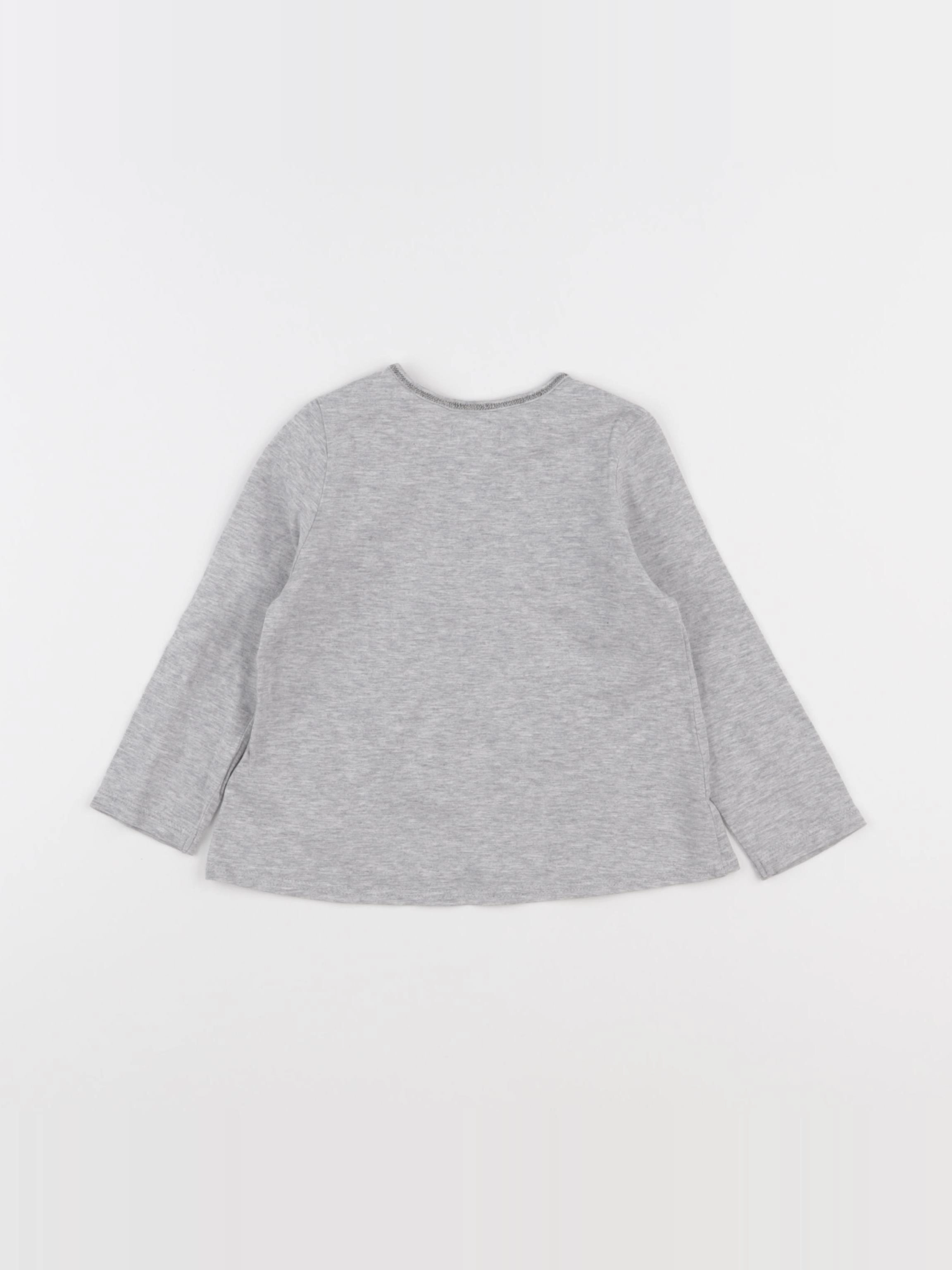 IKKS - tee-shirt gris - 18 mois