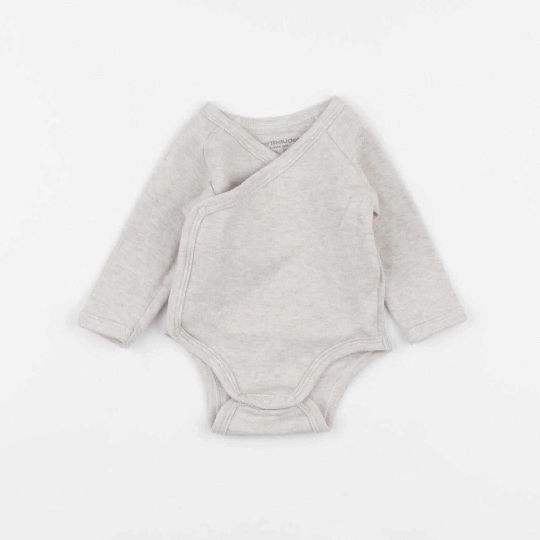 Vertbaudet - body beige - 1 mois