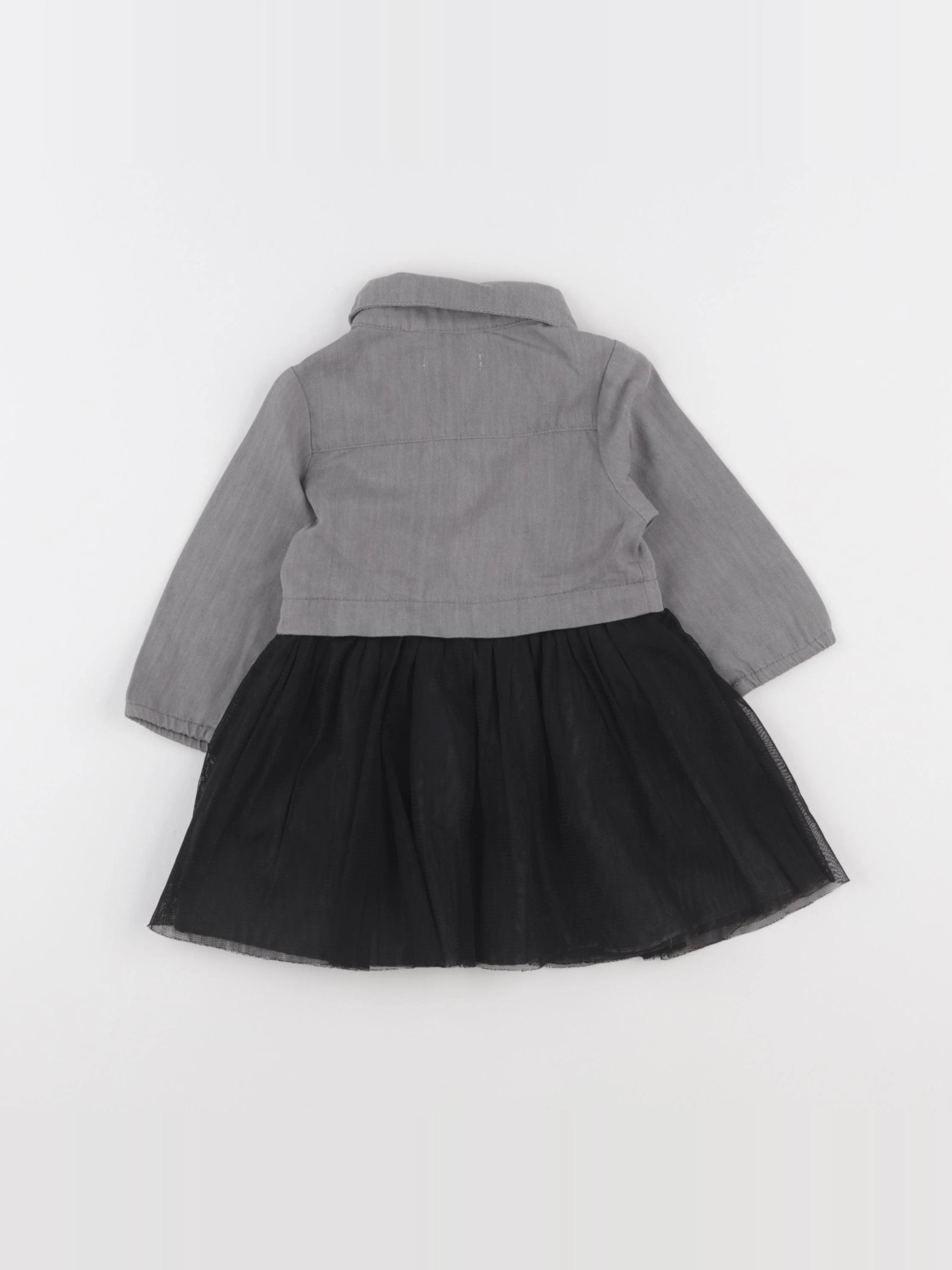 IKKS - robe gris - 6 mois