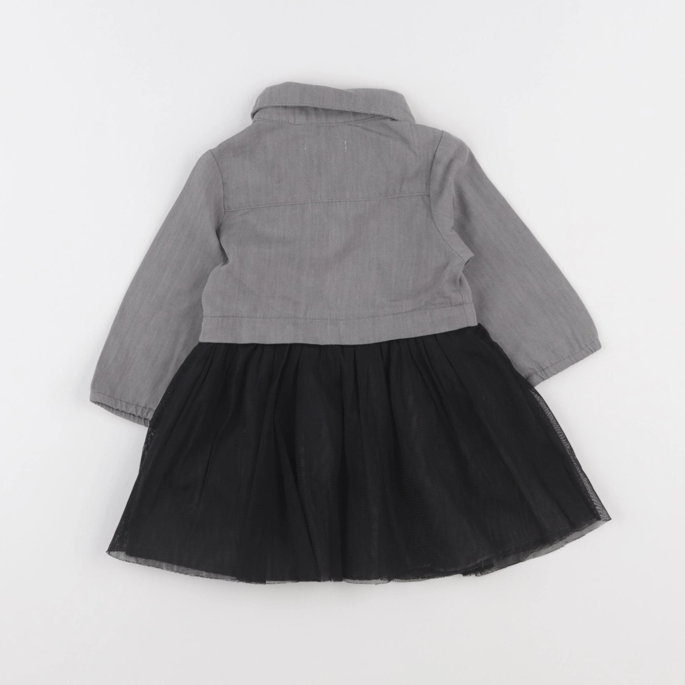 IKKS - robe gris - 6 mois