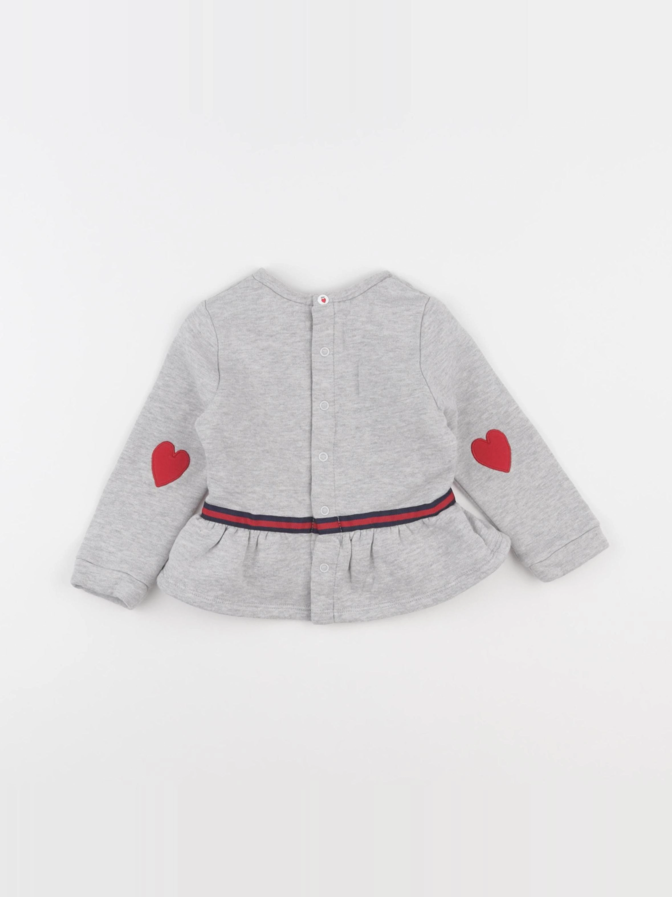 IKKS - sweat gris - 18 mois