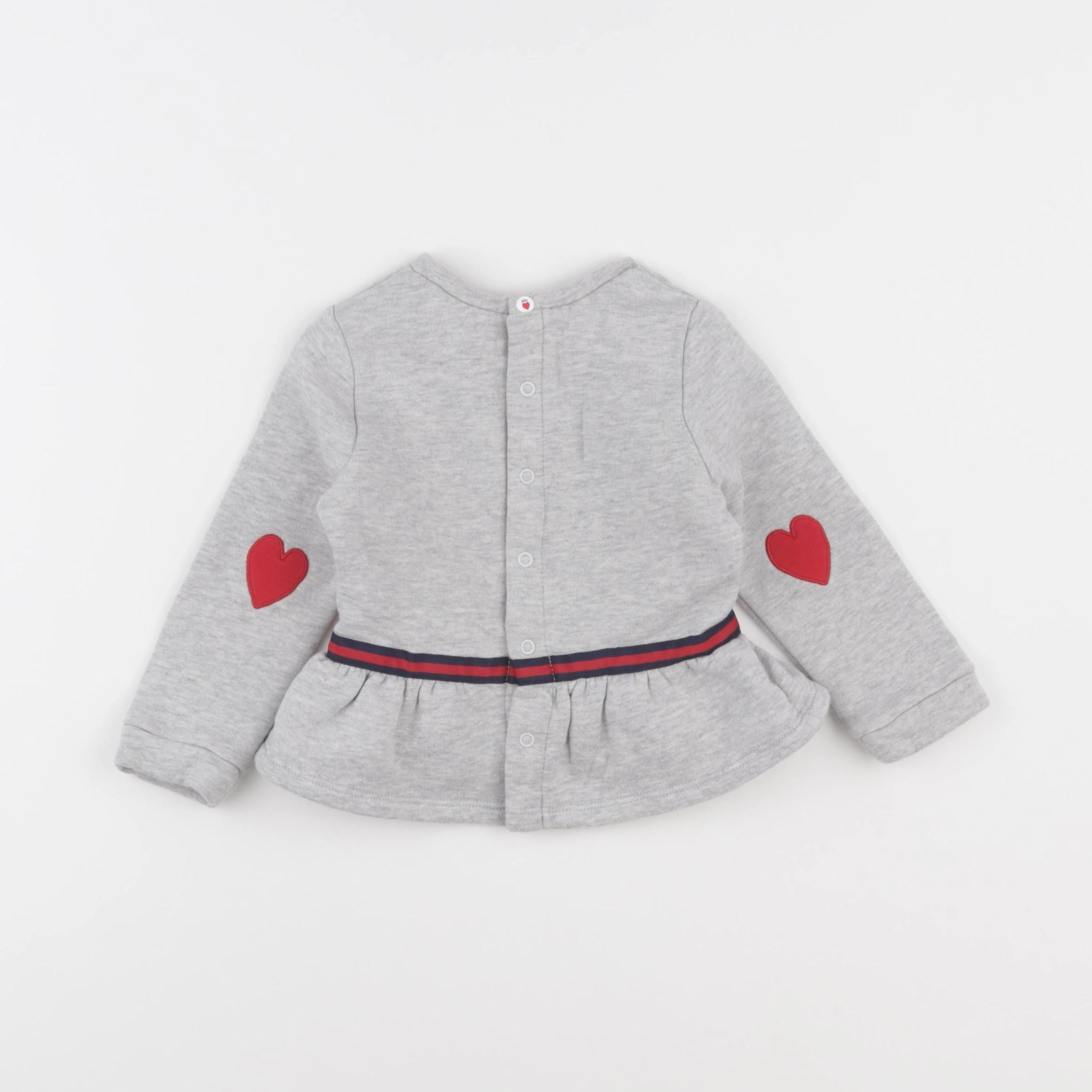 IKKS - sweat gris - 18 mois