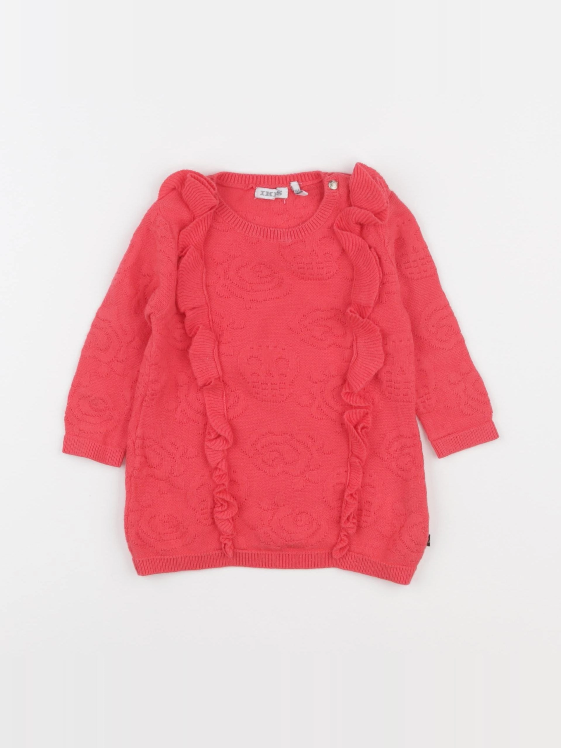 IKKS - robe rose - 6 mois