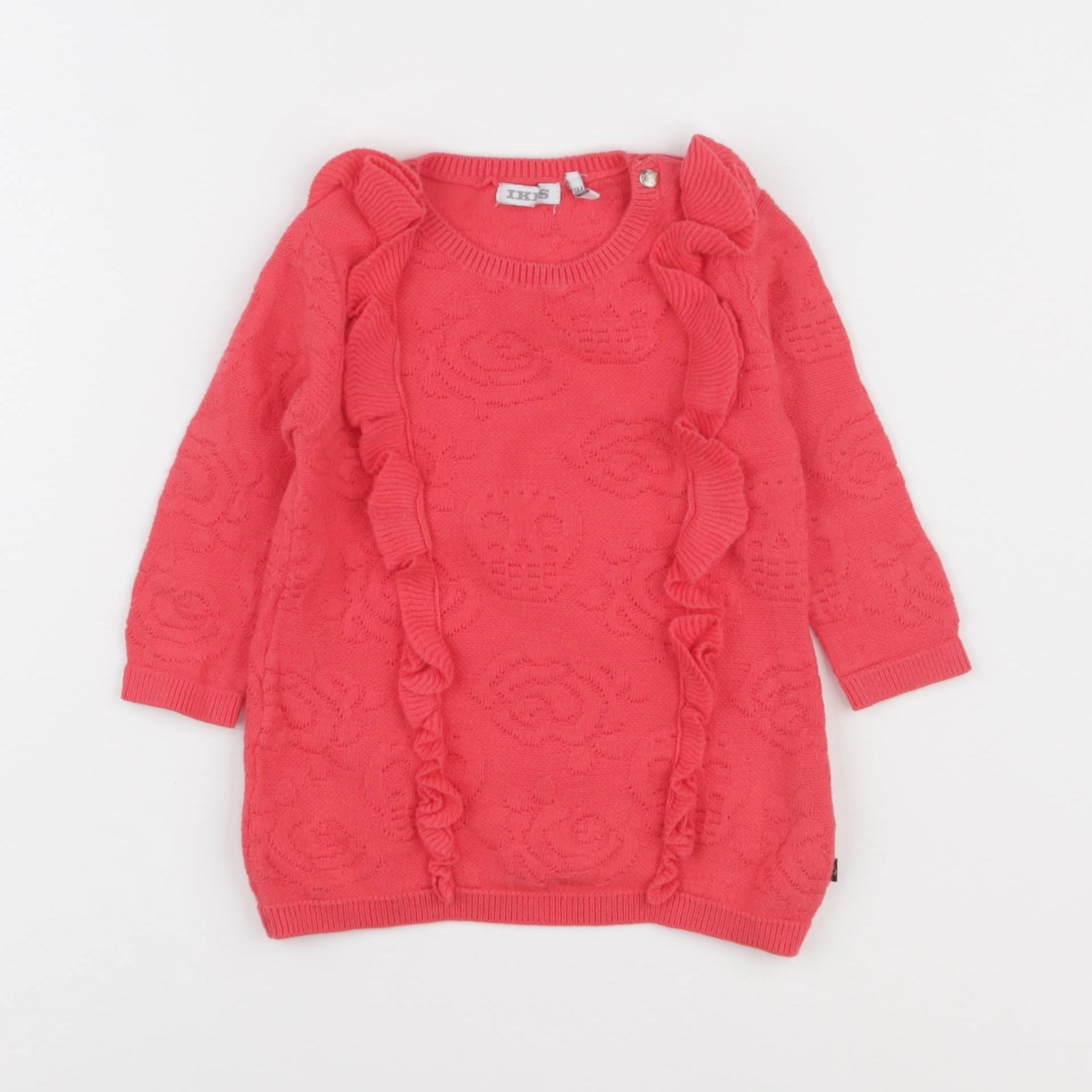 IKKS - robe rose - 6 mois