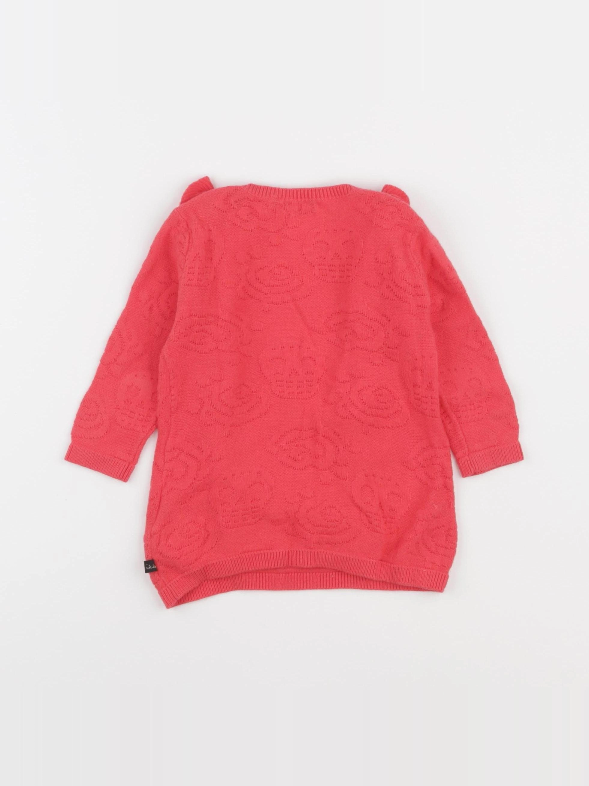 IKKS - robe rose - 6 mois