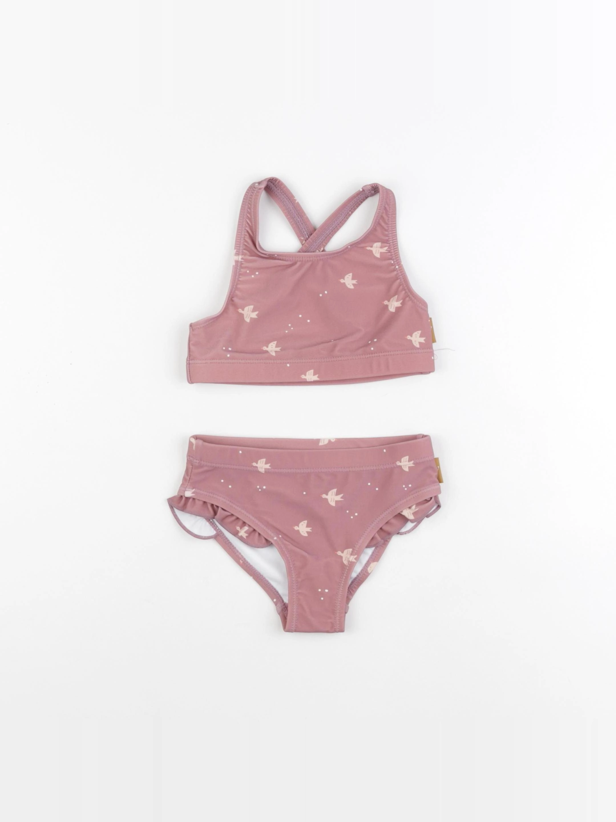 Fresk - Maillot de bain 2 pièces OISEAU rose - 5/6 ans