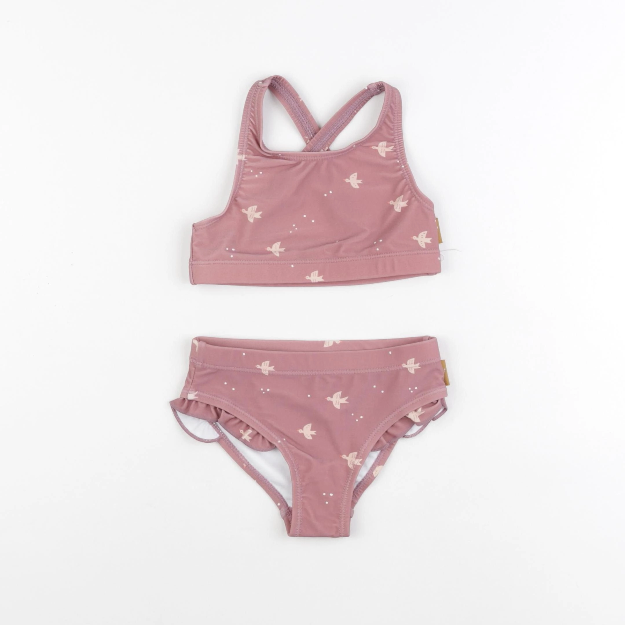 Fresk - Maillot de bain 2 pièces OISEAU rose - 5/6 ans