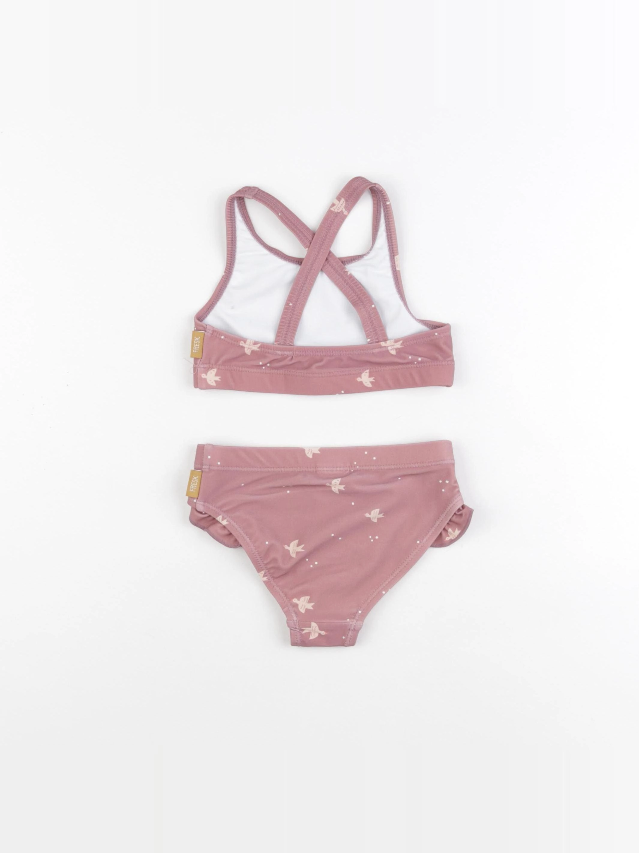Fresk - Maillot de bain 2 pièces OISEAU rose - 5/6 ans