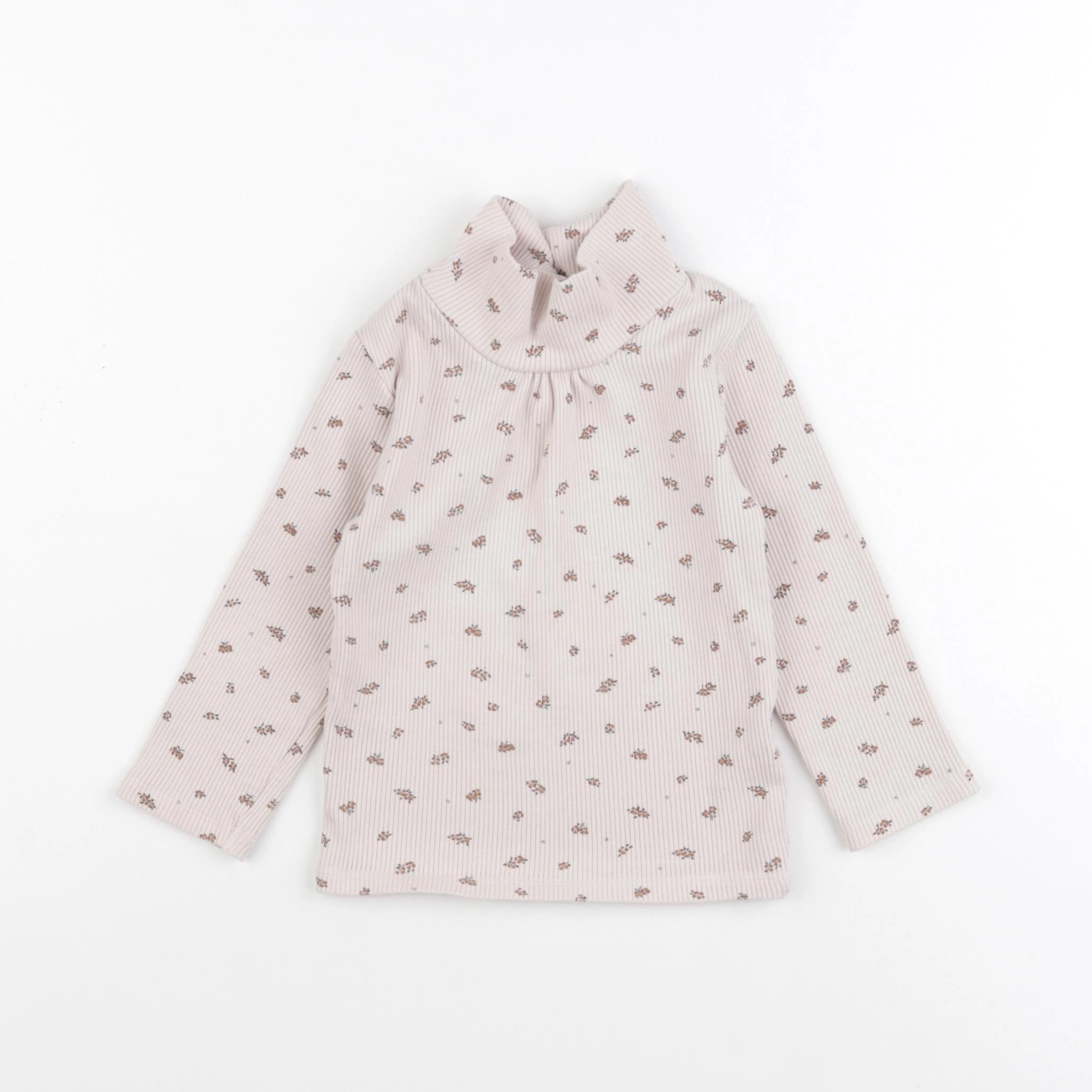 Vertbaudet - sous-pull beige - 2 ans