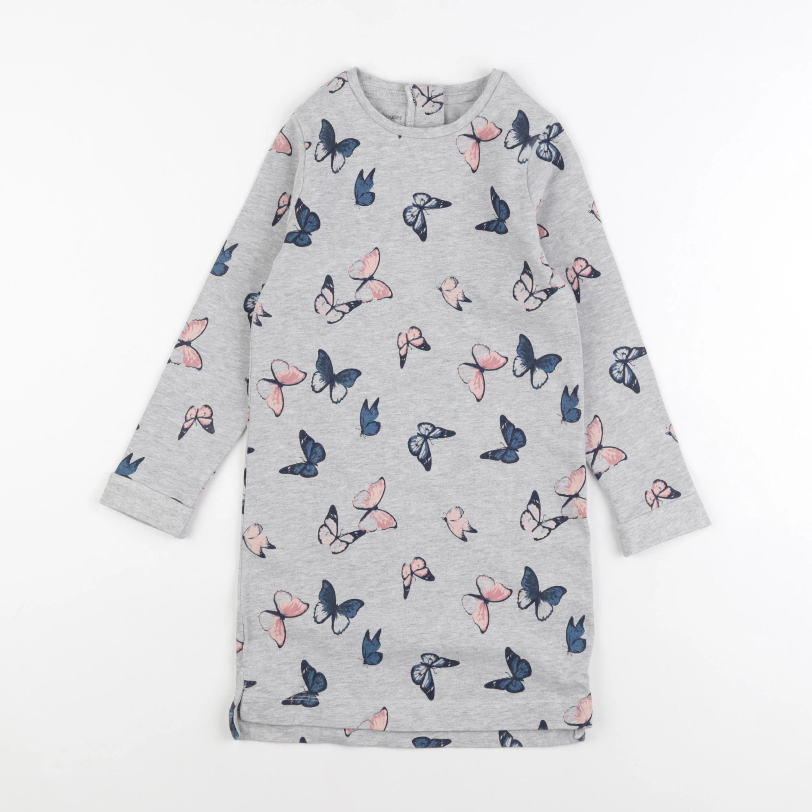 Vertbaudet - robe gris - 6 ans