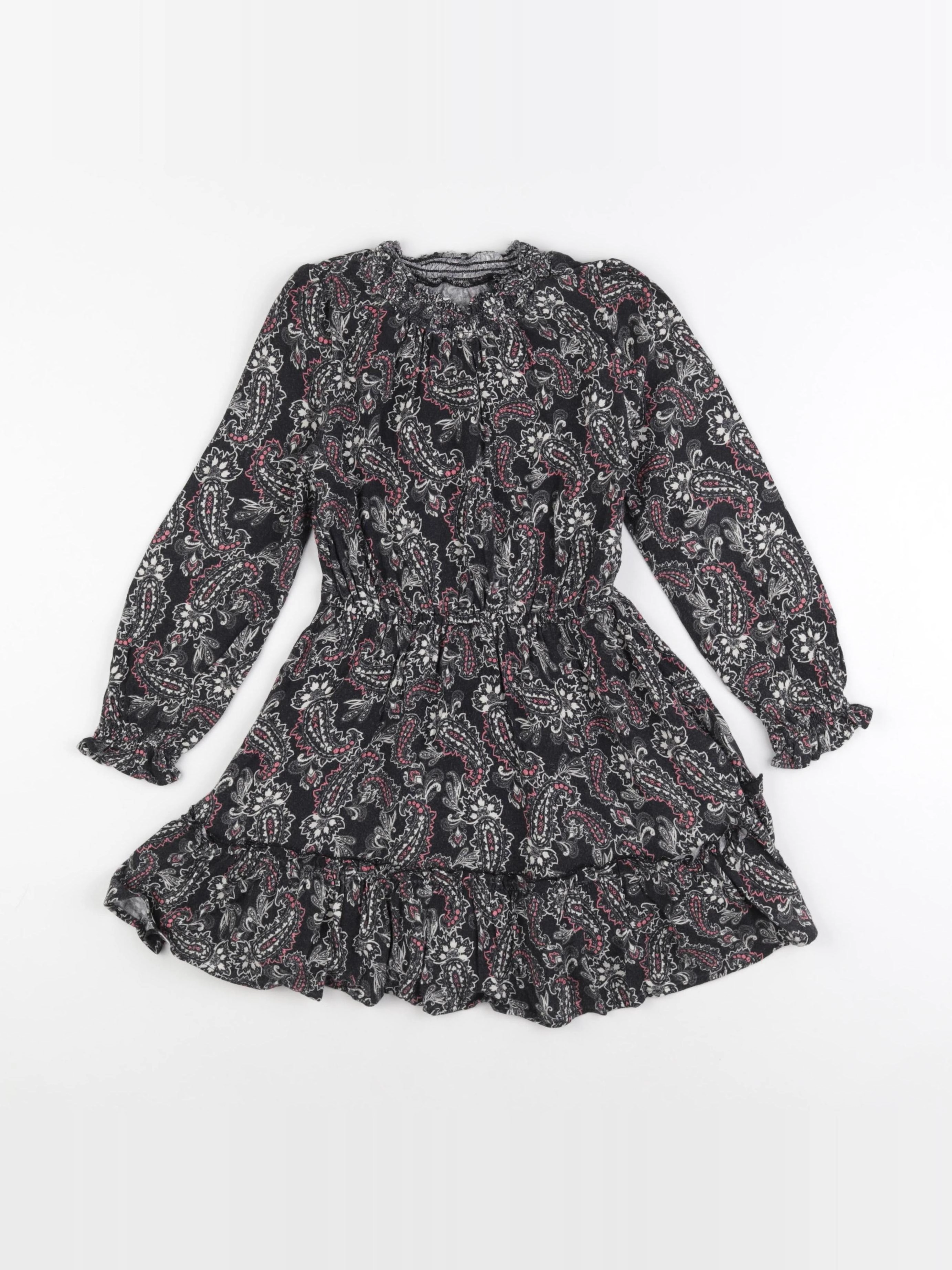 IKKS - robe noir - 6 ans