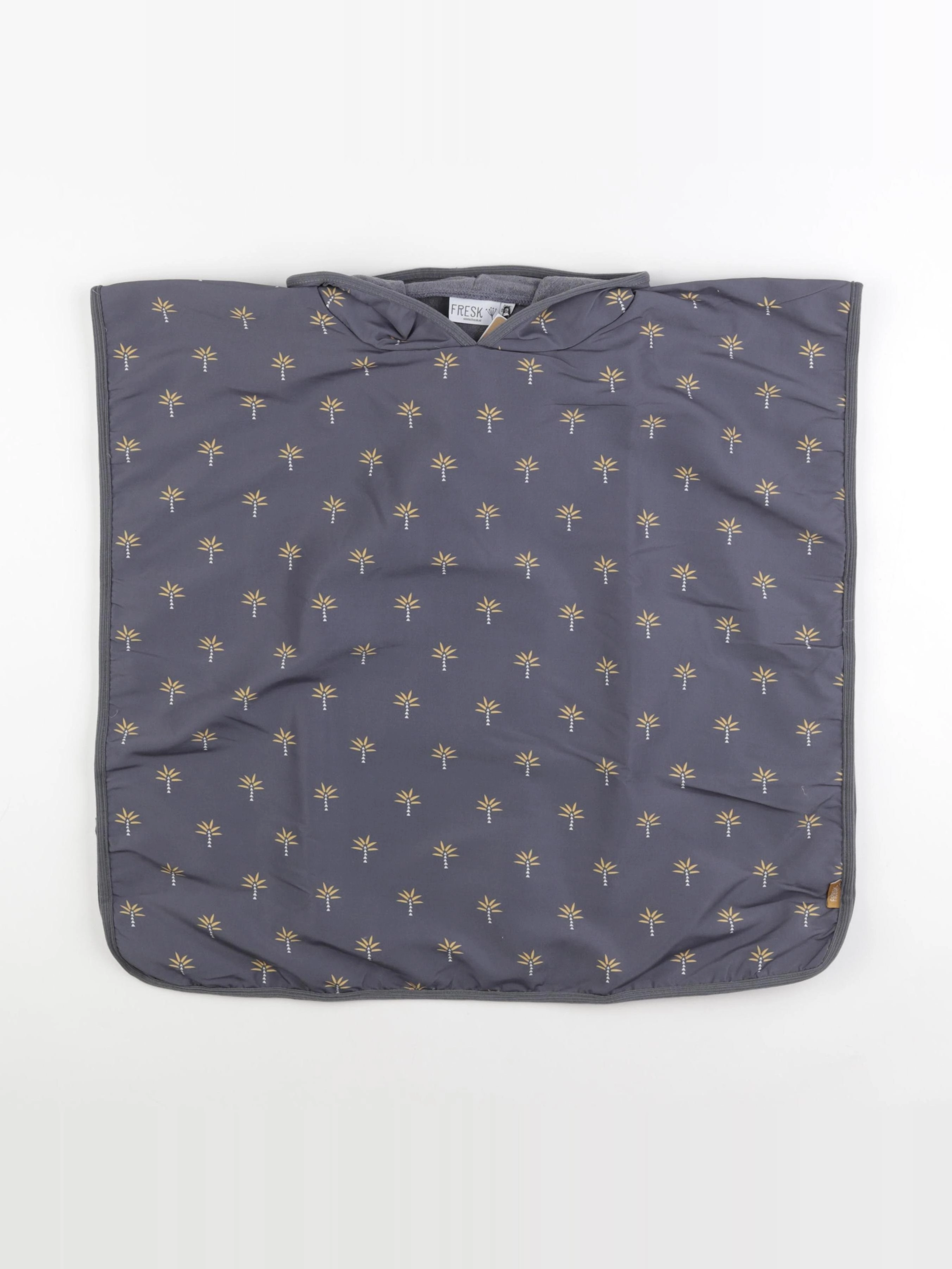 Fresk - Poncho de bain PALMIER gris - 0/36 mois