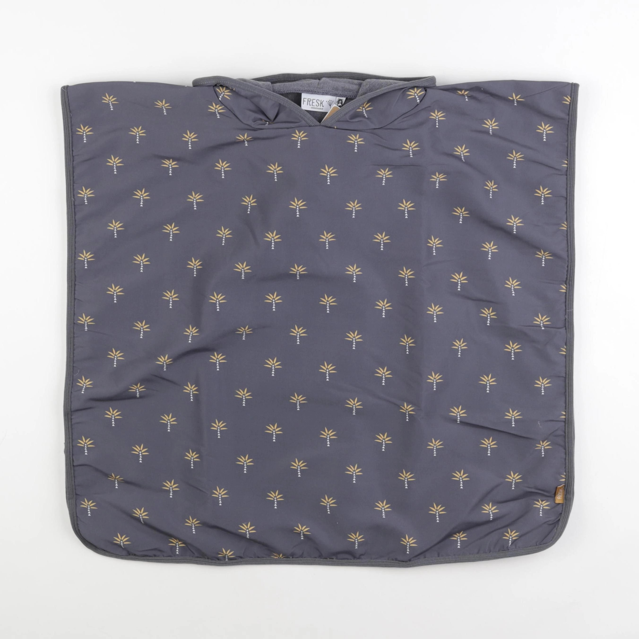 Fresk - Poncho de bain PALMIER gris - 0/36 mois