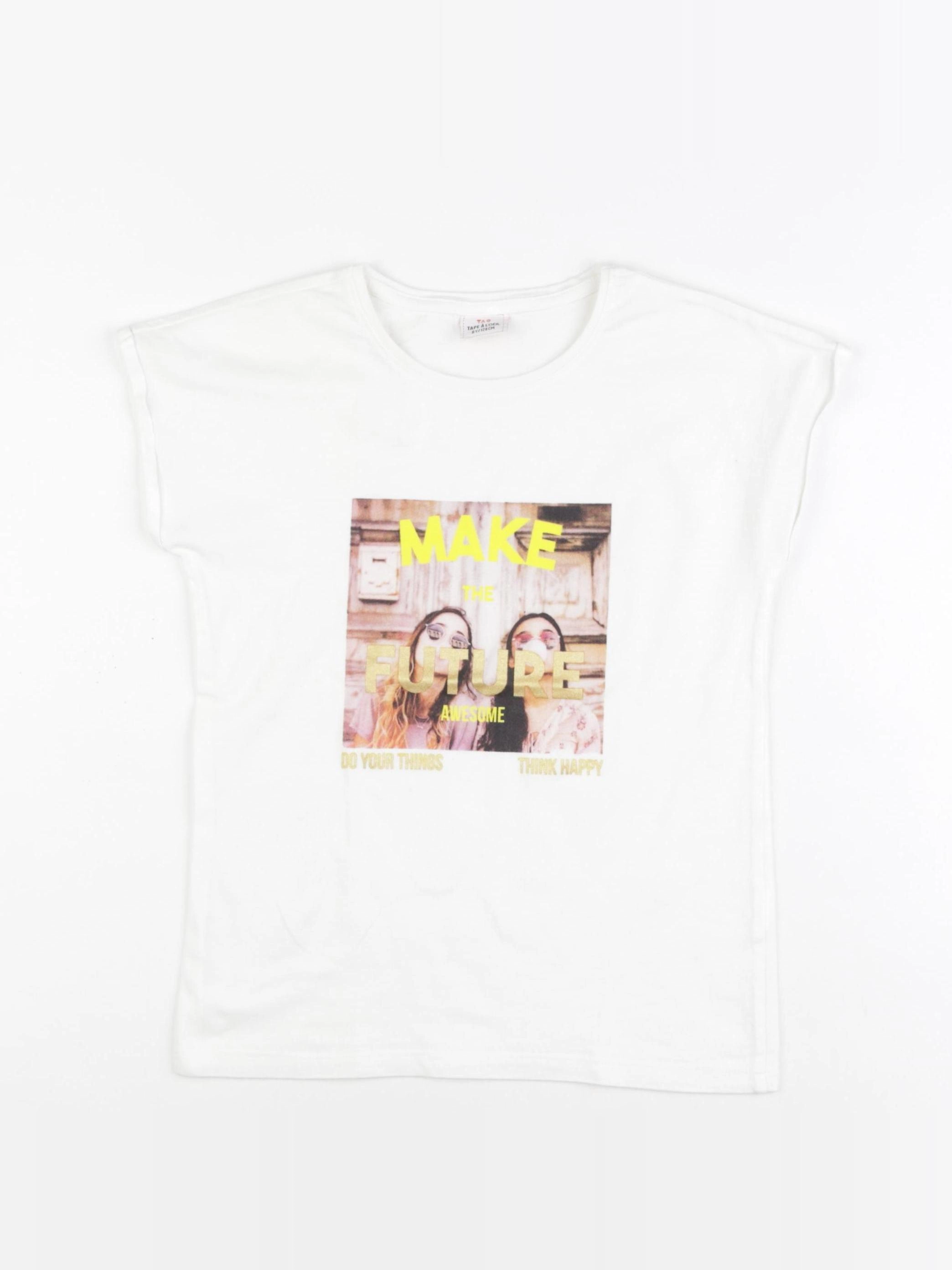Tape à l'oeil - tee-shirt blanc - 8 ans