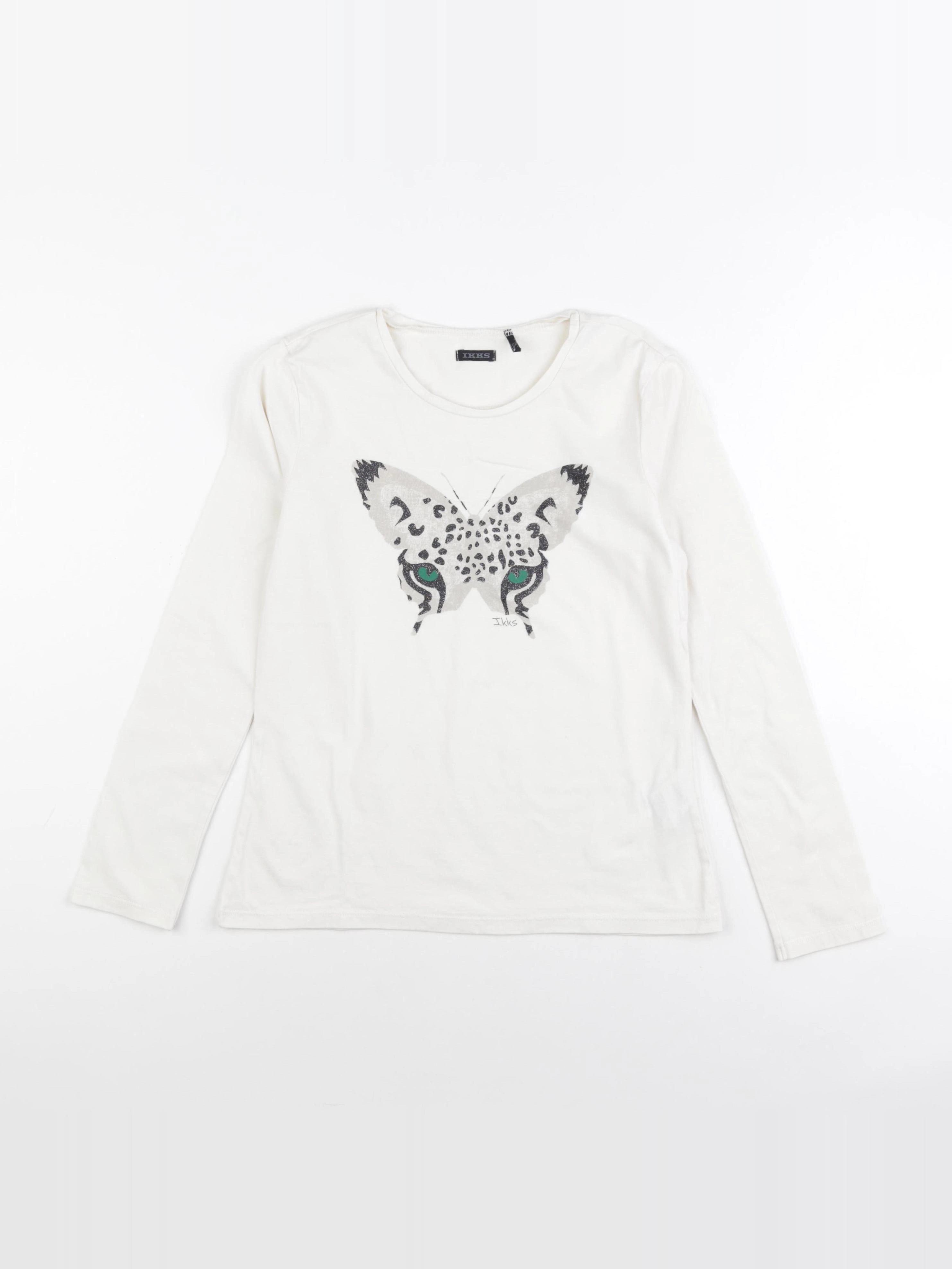 IKKS - tee-shirt blanc - 12 ans