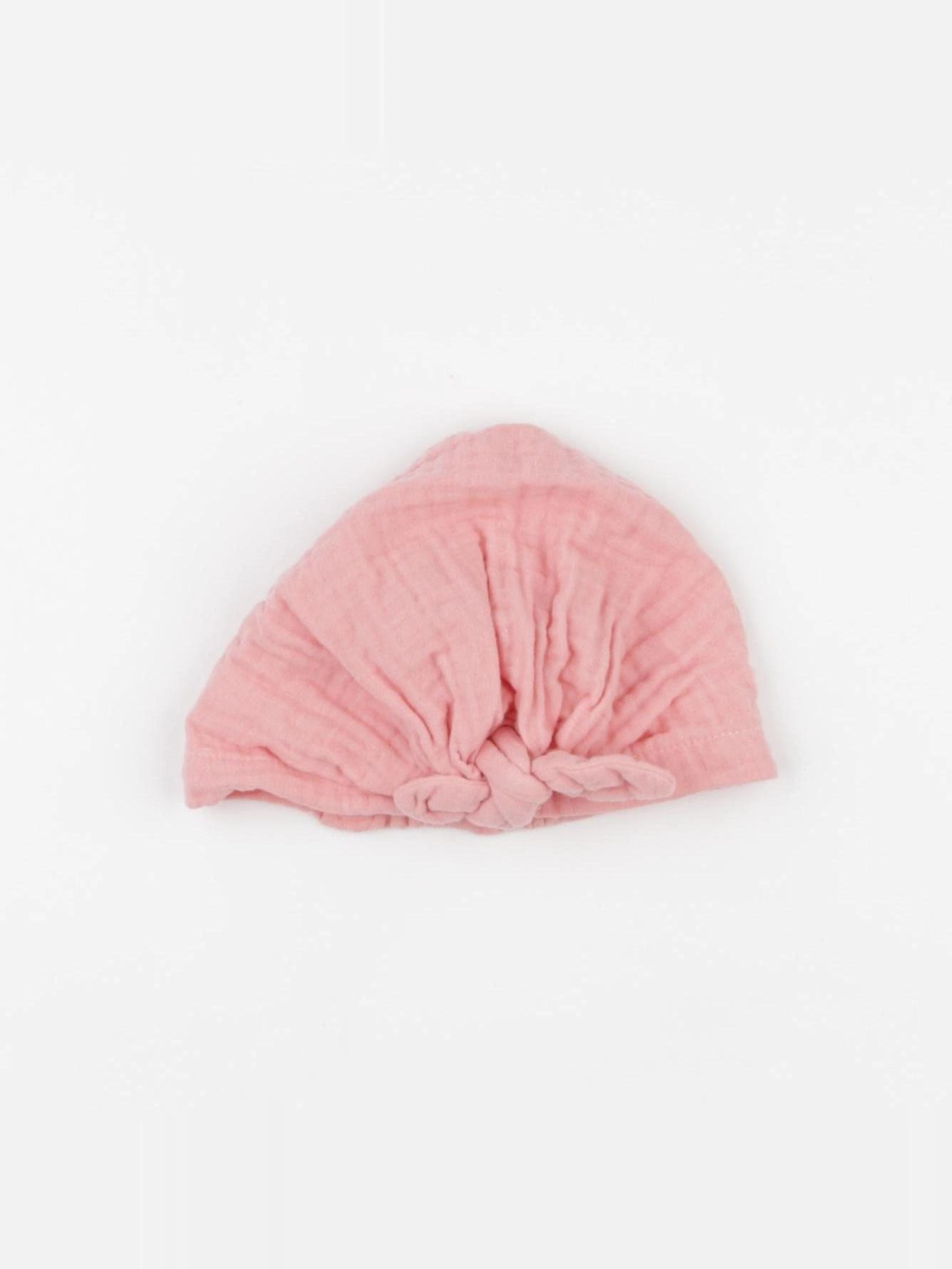 Vertbaudet - bonnet rose - 3/6 mois