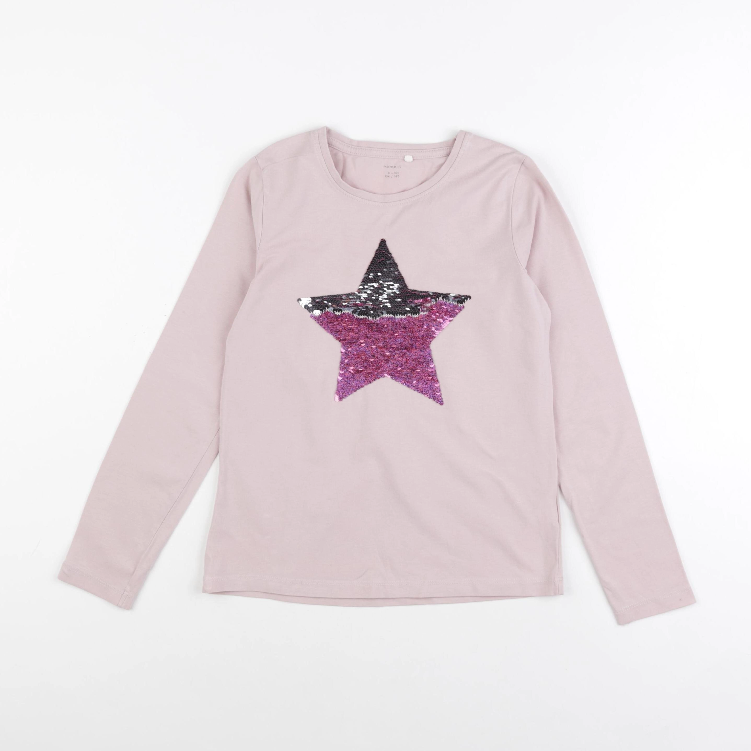 Name it - tee-shirt rose - 9/10 ans