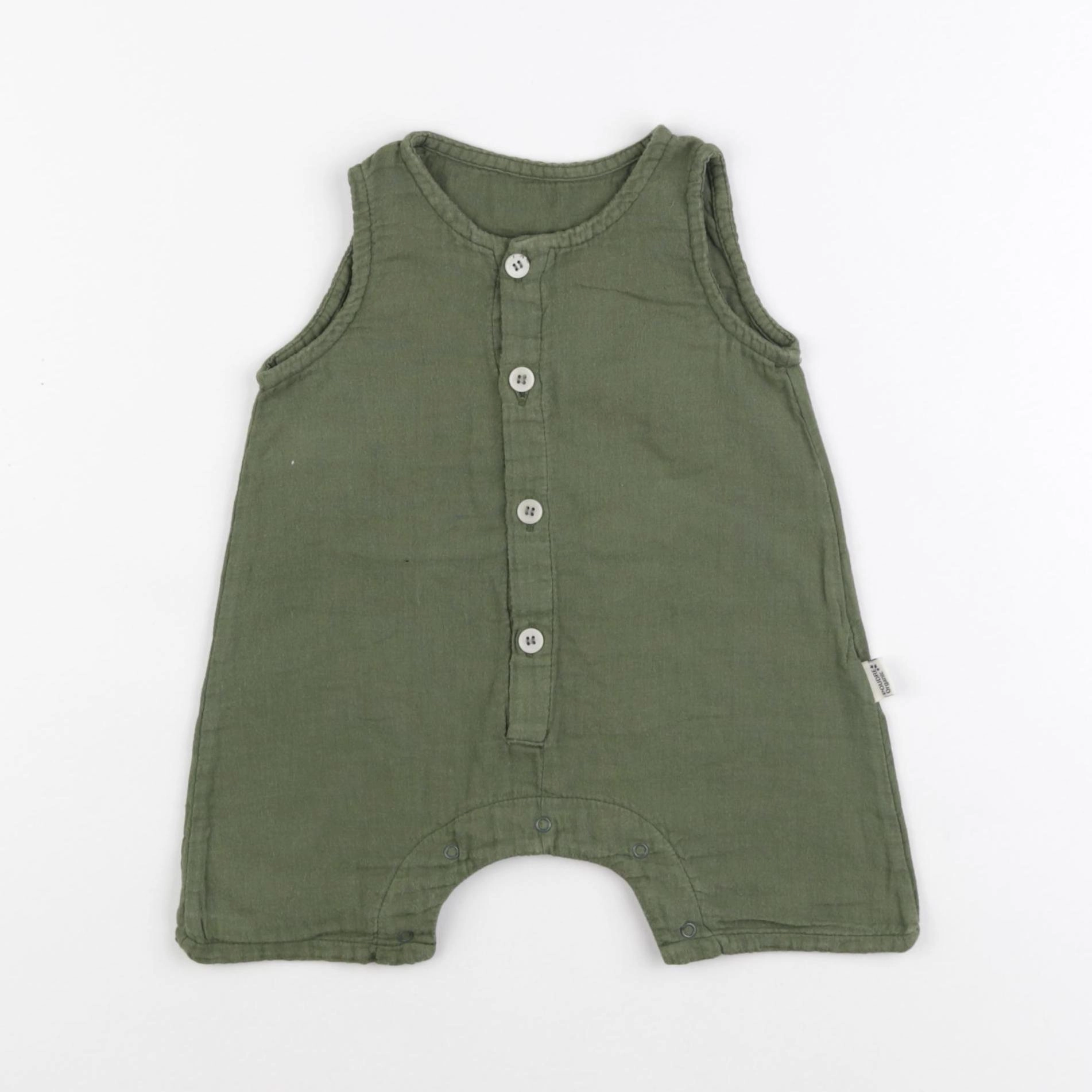 Poudre Organic - combinaison vert - 6 mois