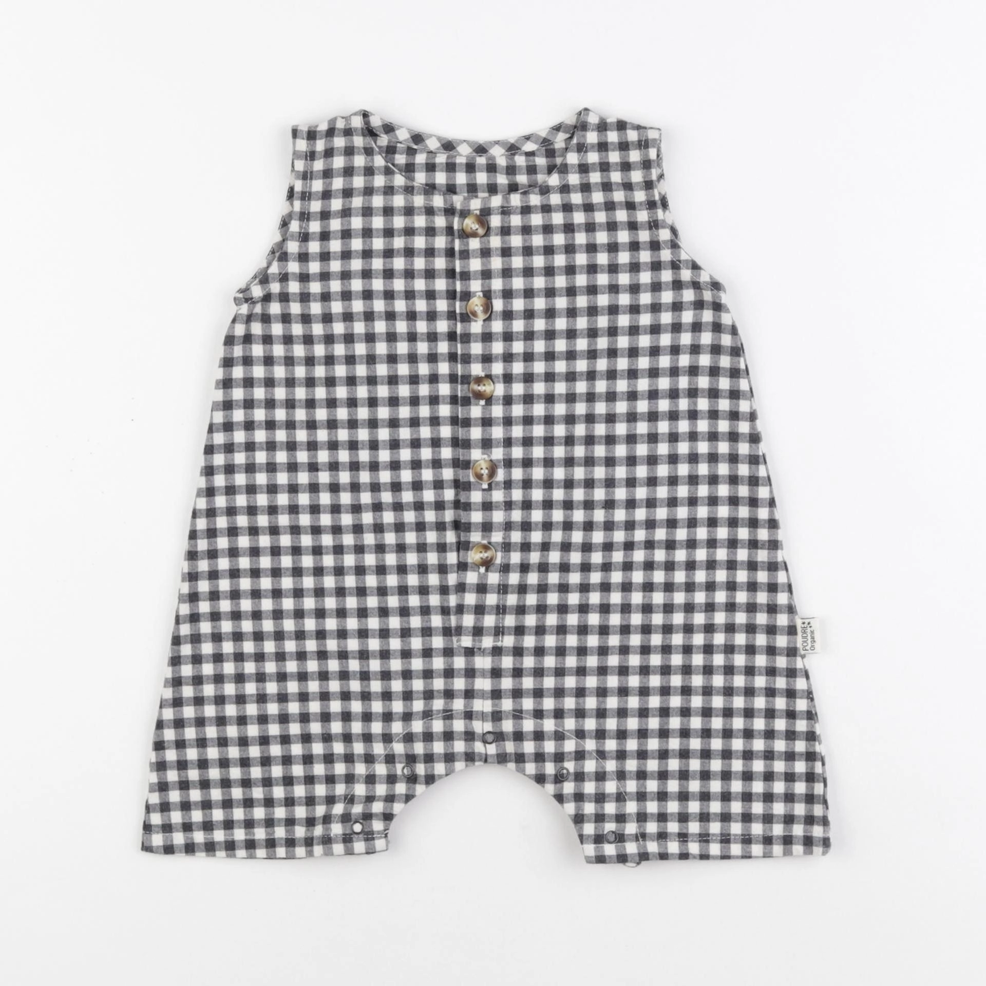 Poudre Organic - combinaison noir - 3 mois
