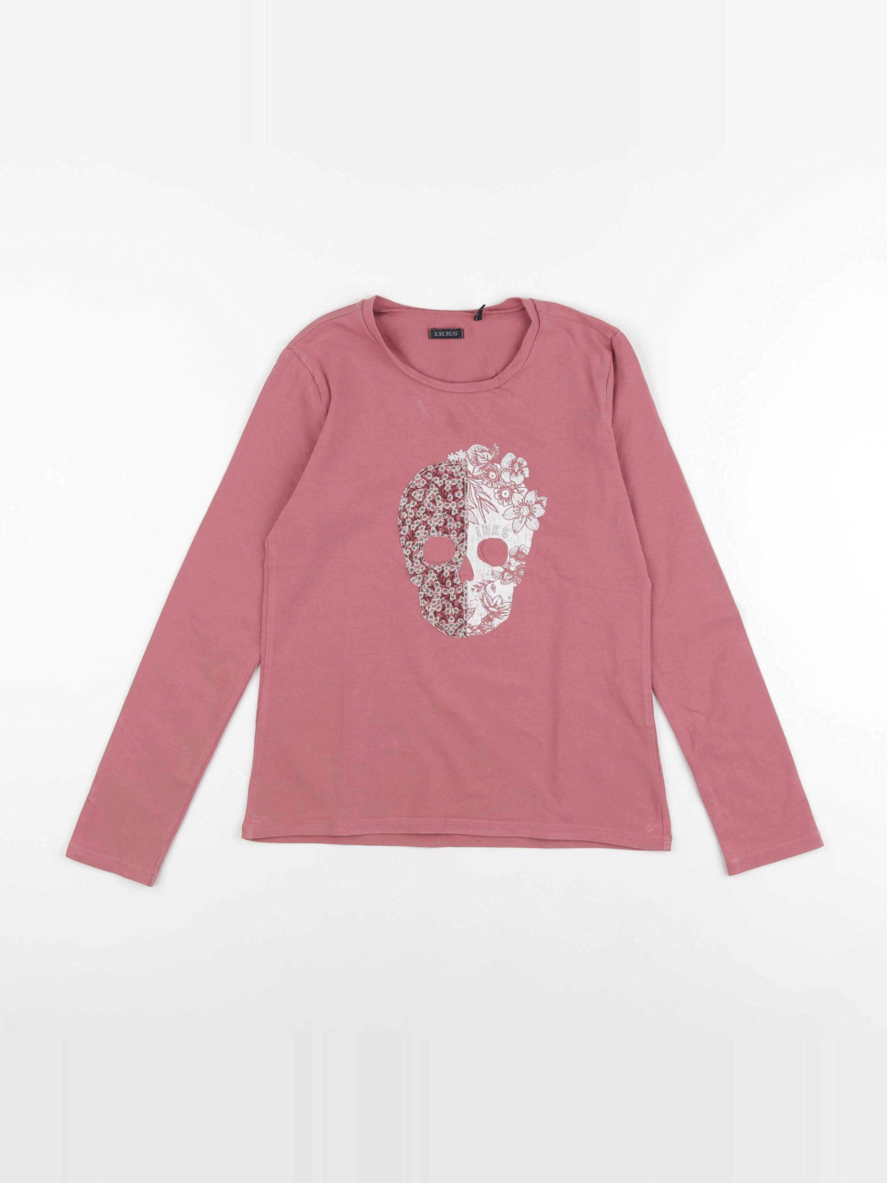 IKKS - tee-shirt rose - 10 ans