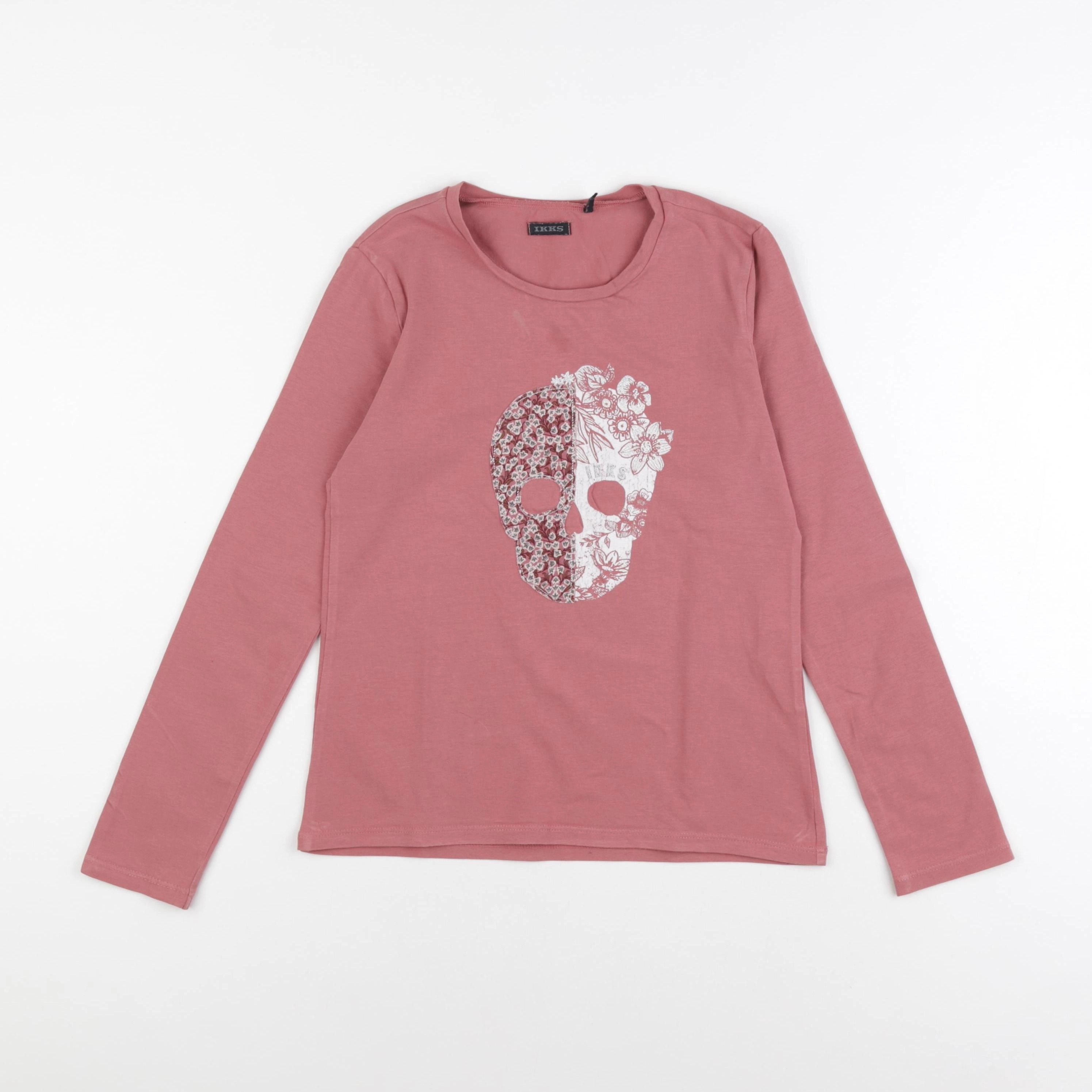 IKKS - tee-shirt rose - 10 ans