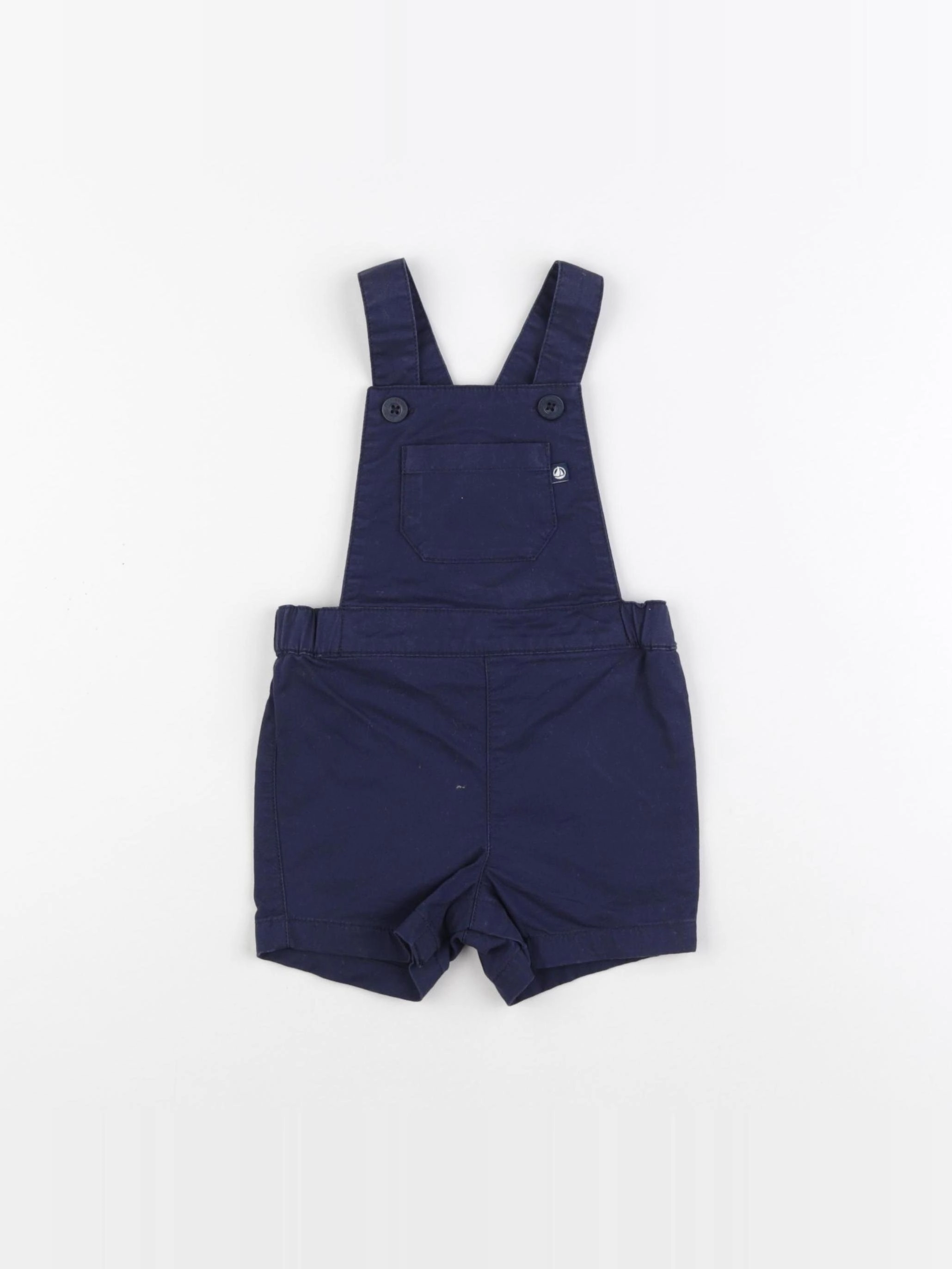 Petit Bateau - salopette bleu - 6 mois