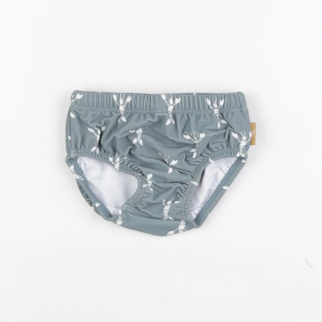 Fresk - Maillot de bain couche garçon HOMARD vert - 3/6 mois