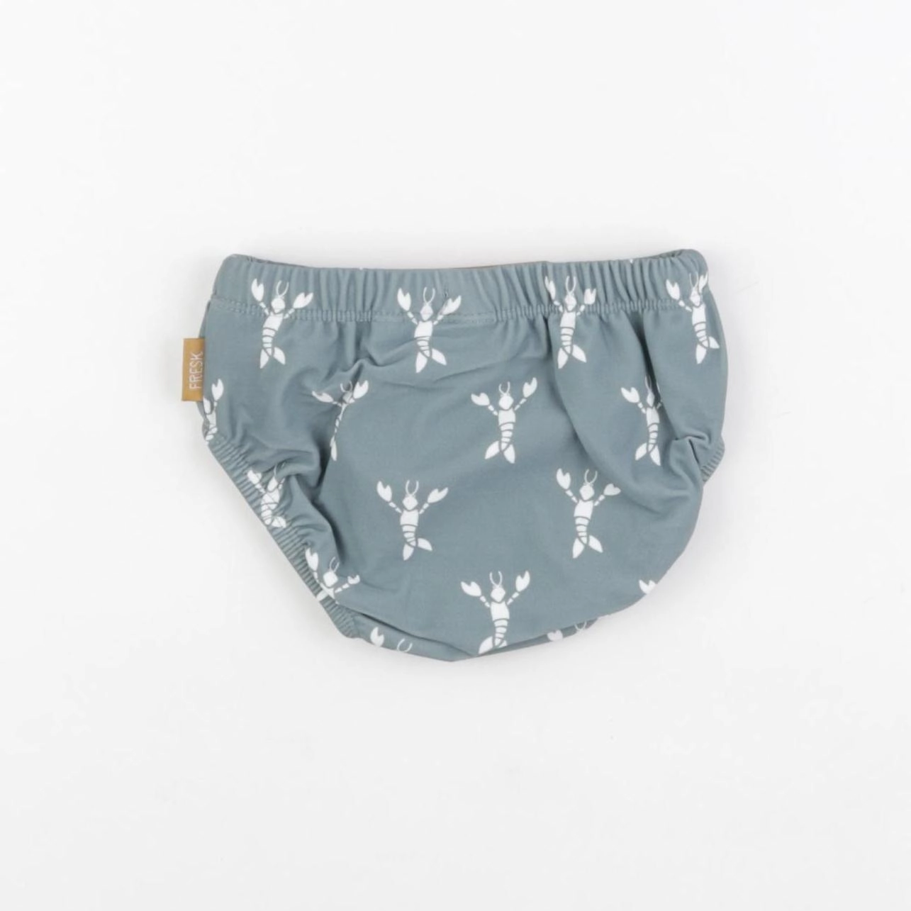 Fresk - Maillot de bain couche garçon HOMARD vert - 3/6 mois