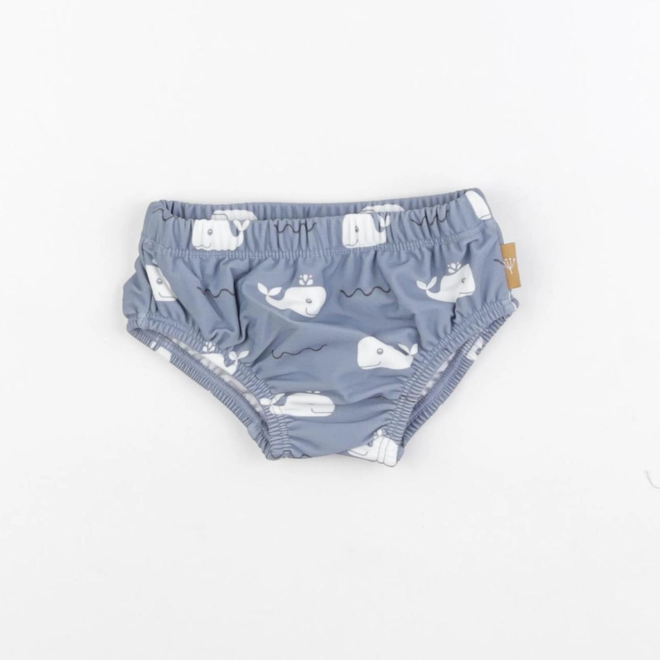 Fresk - Maillot de bain couche garçon BALEINE bleu - 3/6 mois