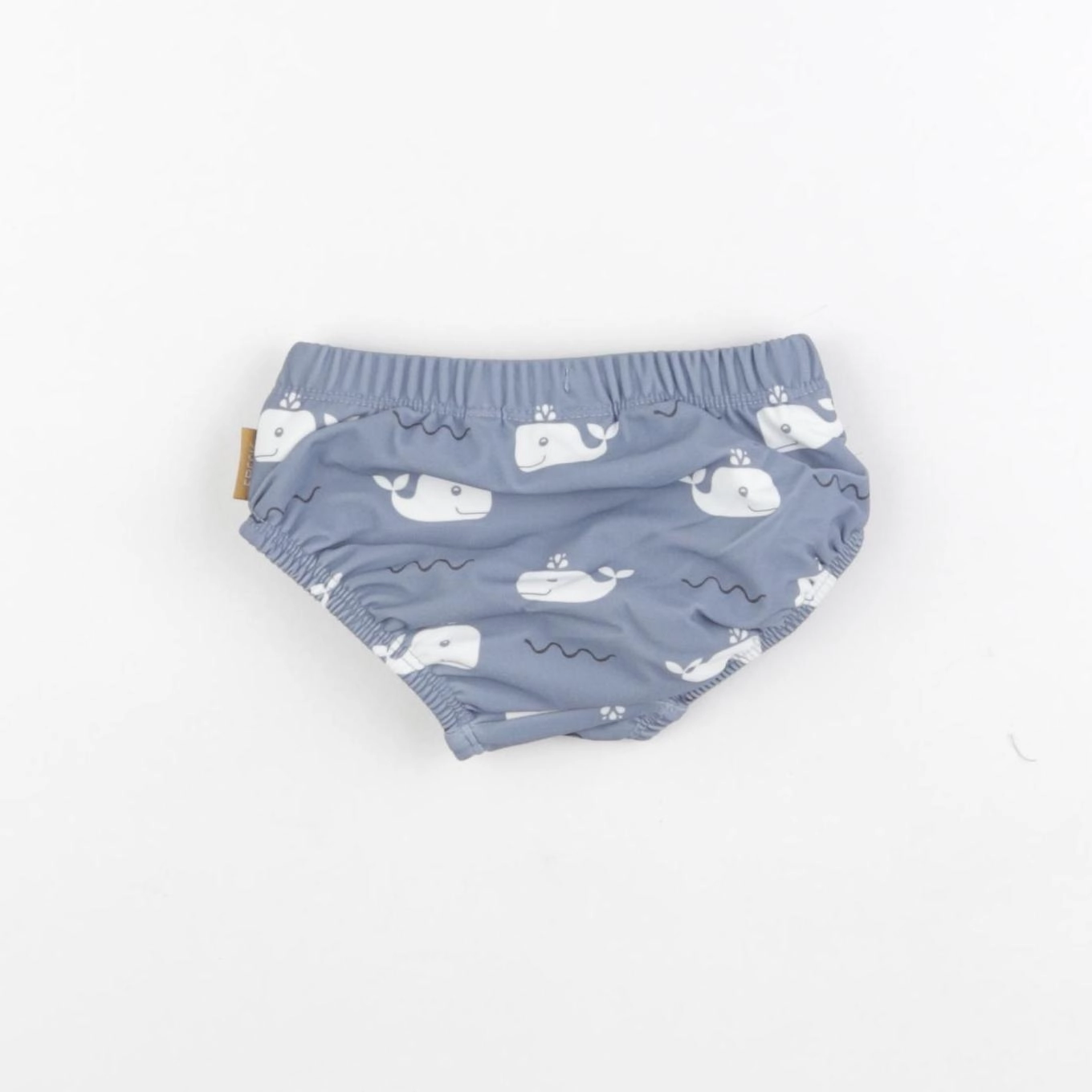 Fresk - Maillot de bain couche garçon BALEINE bleu - 3/6 mois