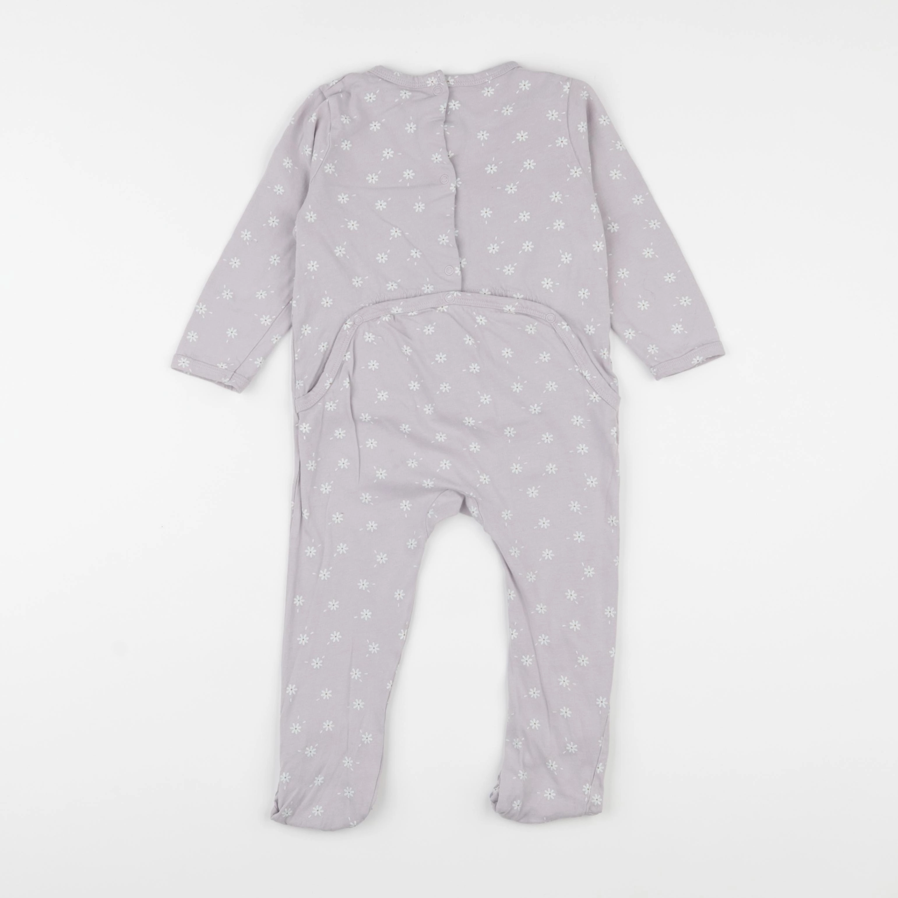 Vertbaudet - pyjama coton violet - 2 ans