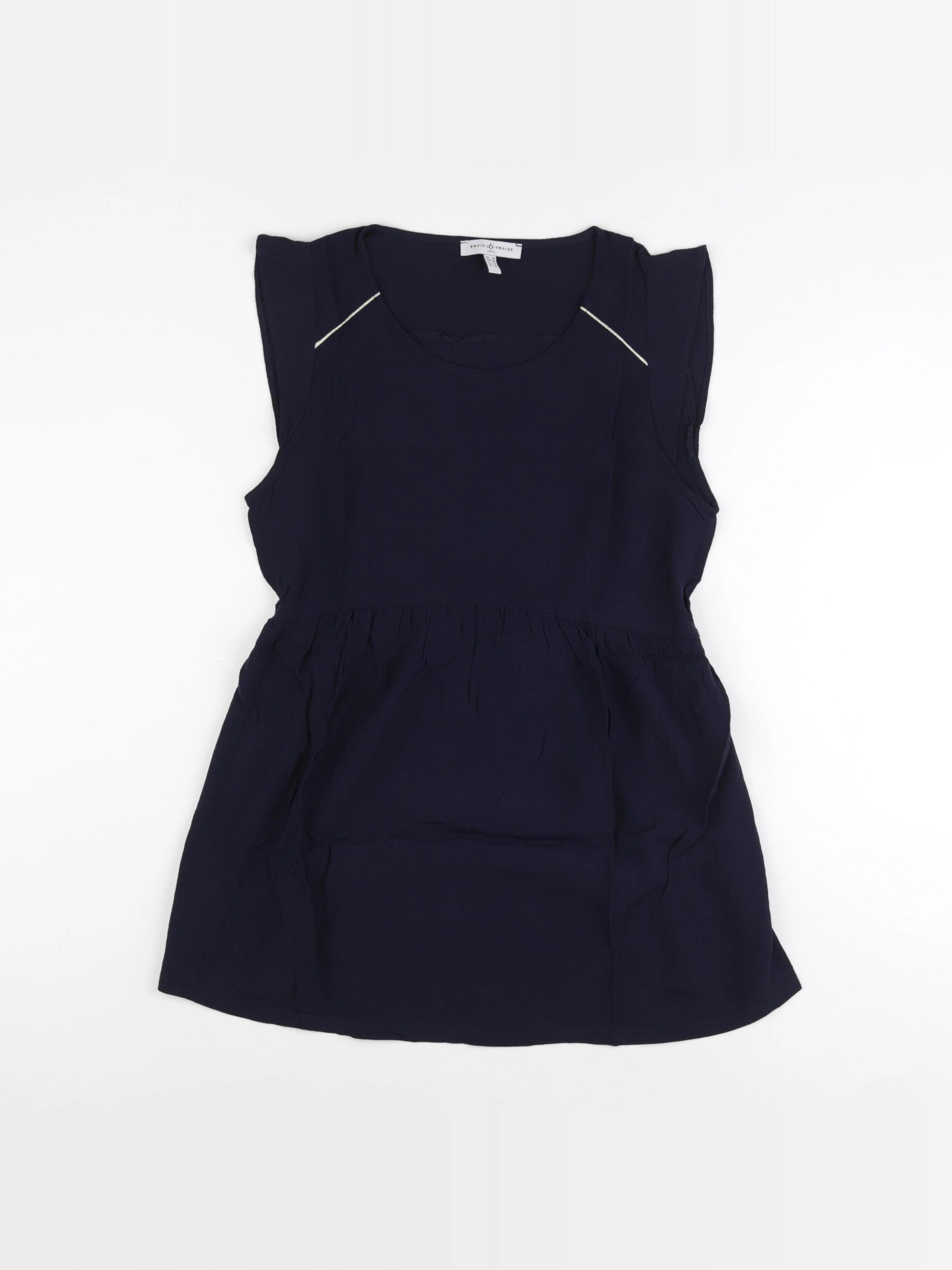 Envie de fraise - blouse grossesse bleu - 38