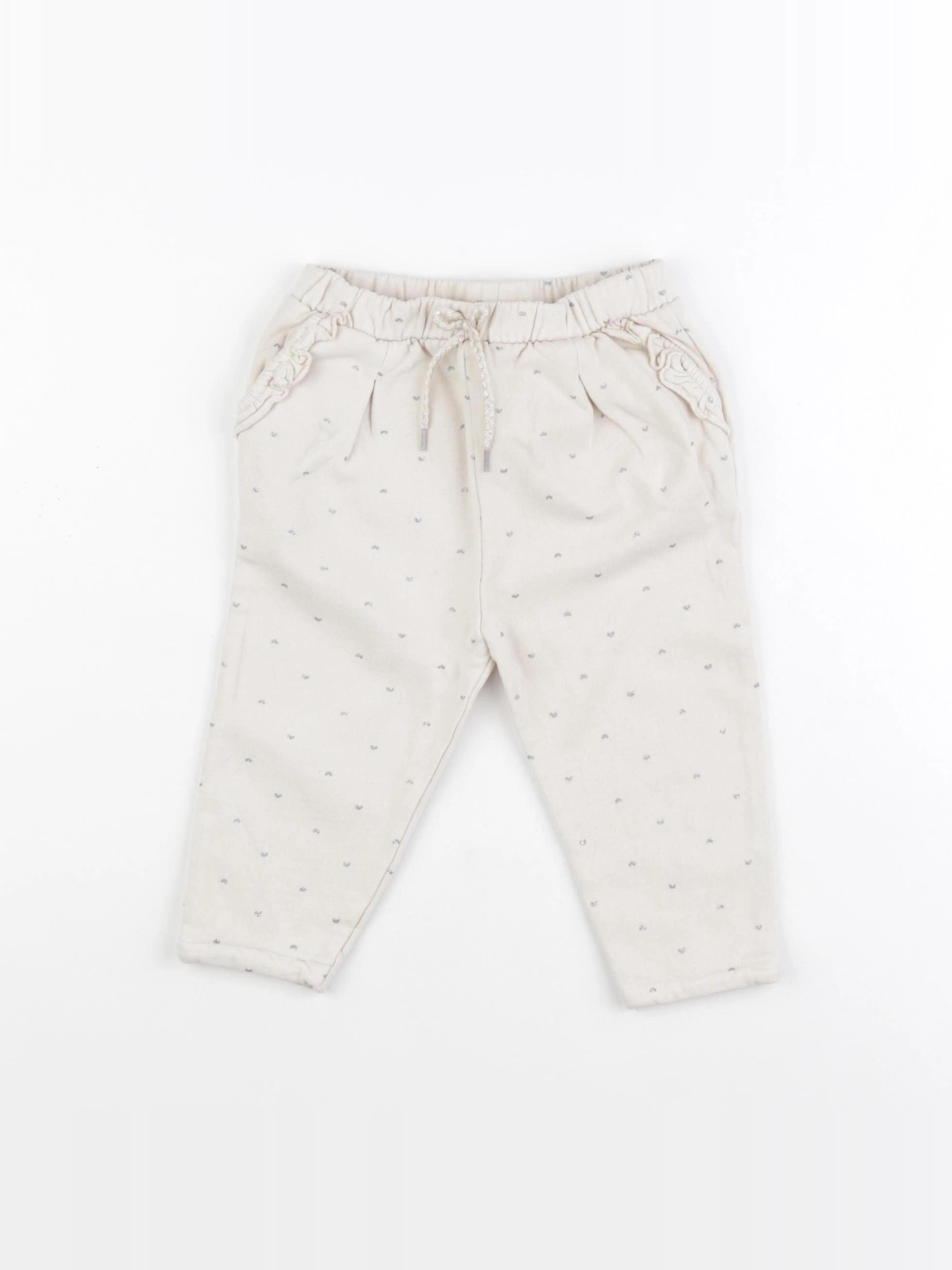 Vertbaudet - jogging beige, or - 18 mois