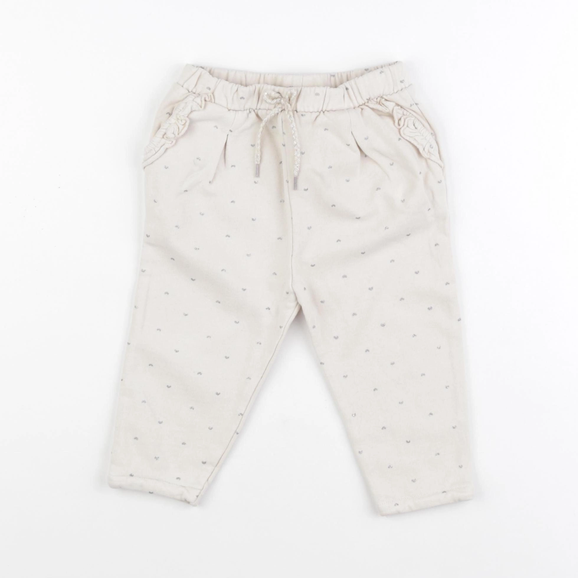 Vertbaudet - jogging beige, or - 18 mois