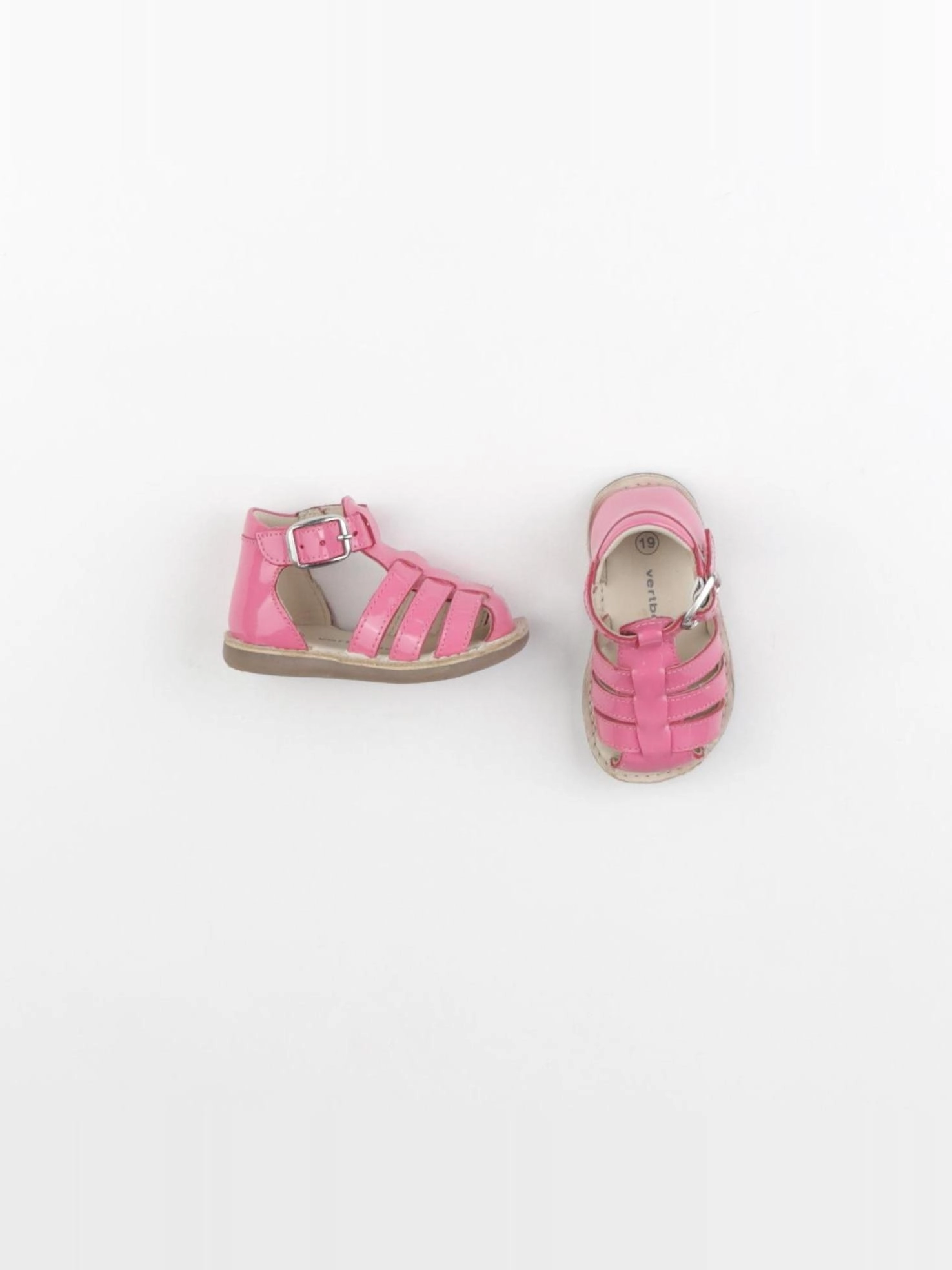 Vertbaudet - sandales rose - pointure 19