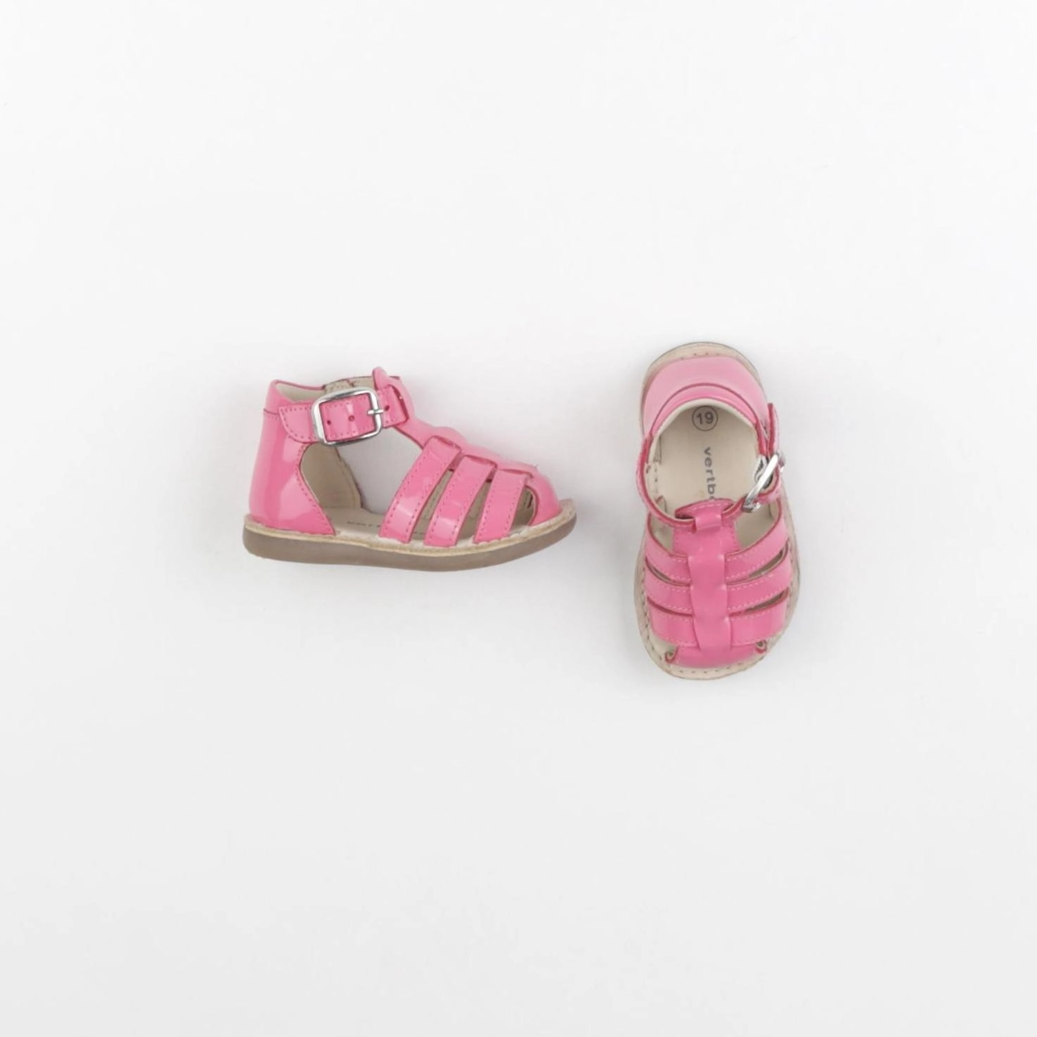 Vertbaudet - sandales rose - pointure 19