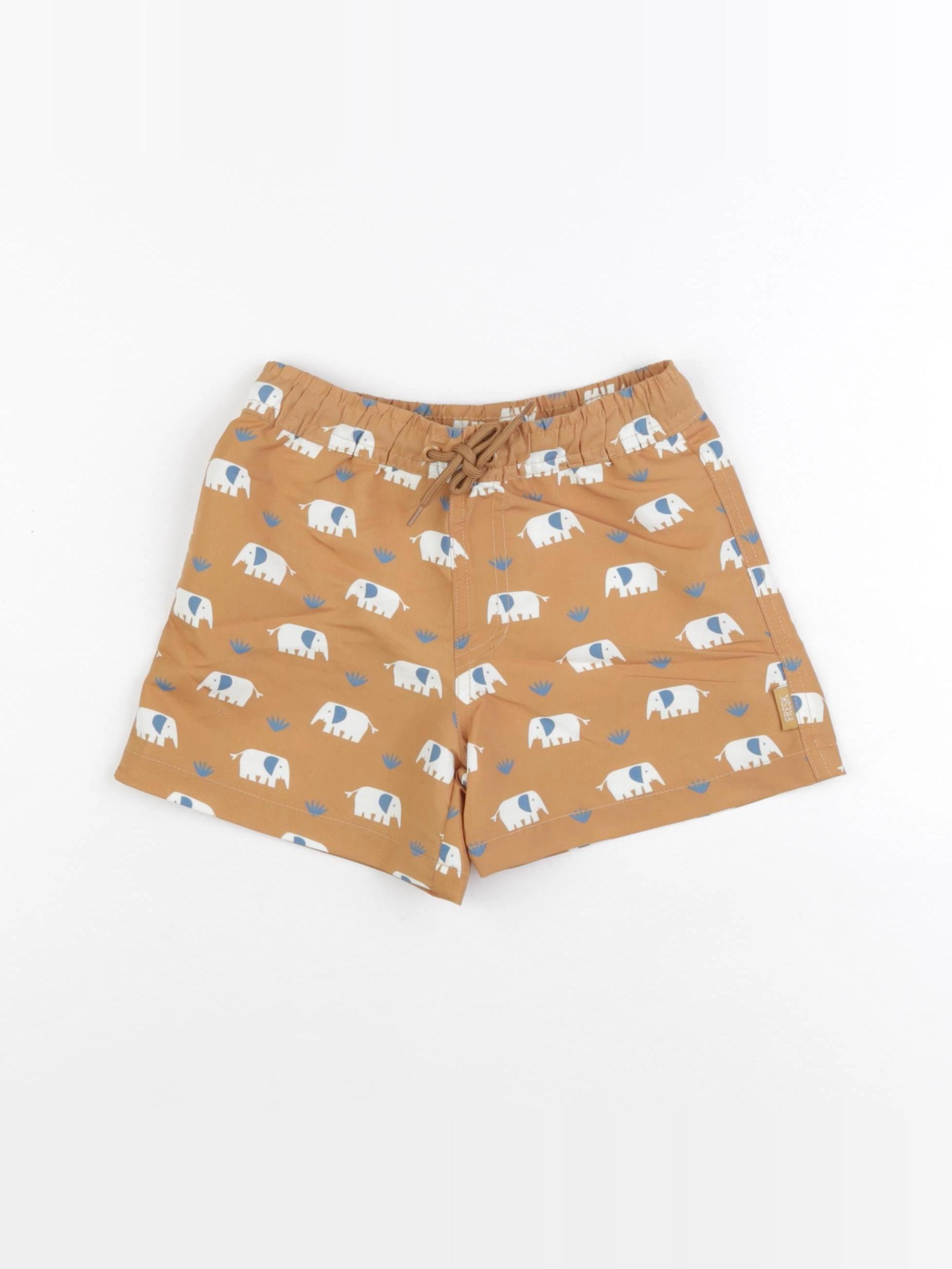 Fresk - Short de bain ELEPHANT orange - 3/4 ans
