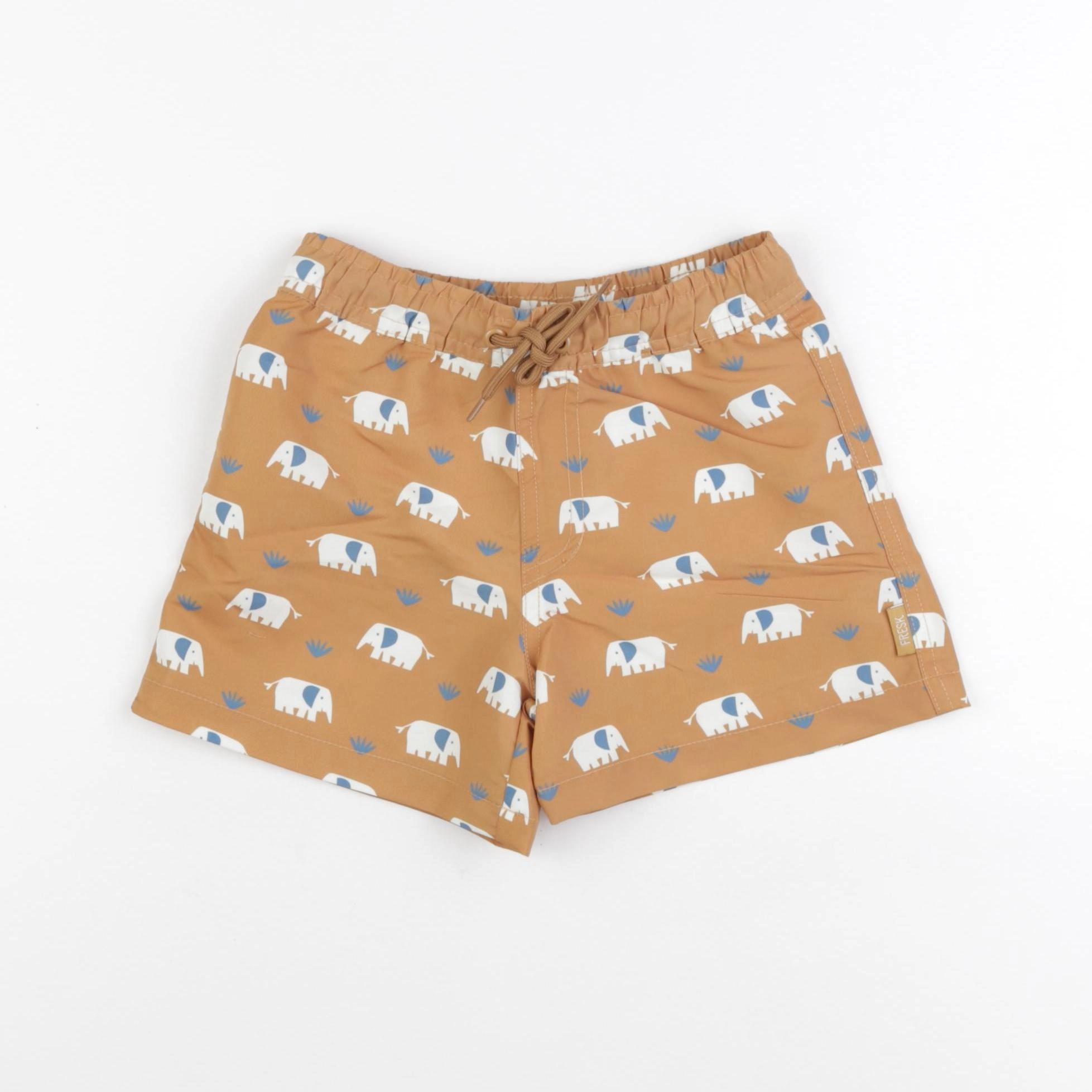 Fresk - Short de bain ELEPHANT orange - 3/4 ans