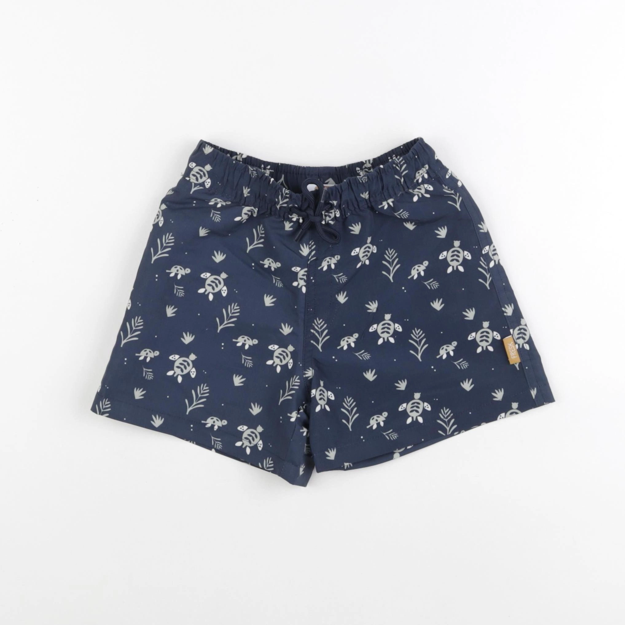 Fresk - Short de bain TORTUE bleu - 3/4 ans